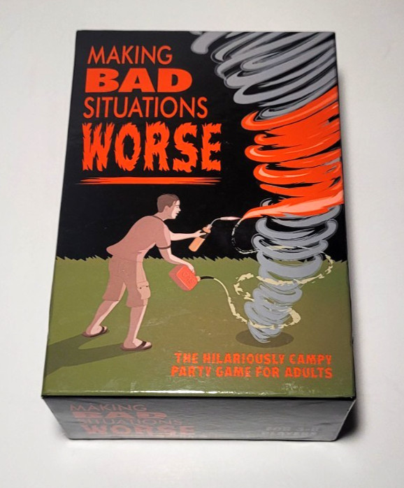 Making Bad Situations Worse Adult Party Card Game Complete 3-8 Players EUC