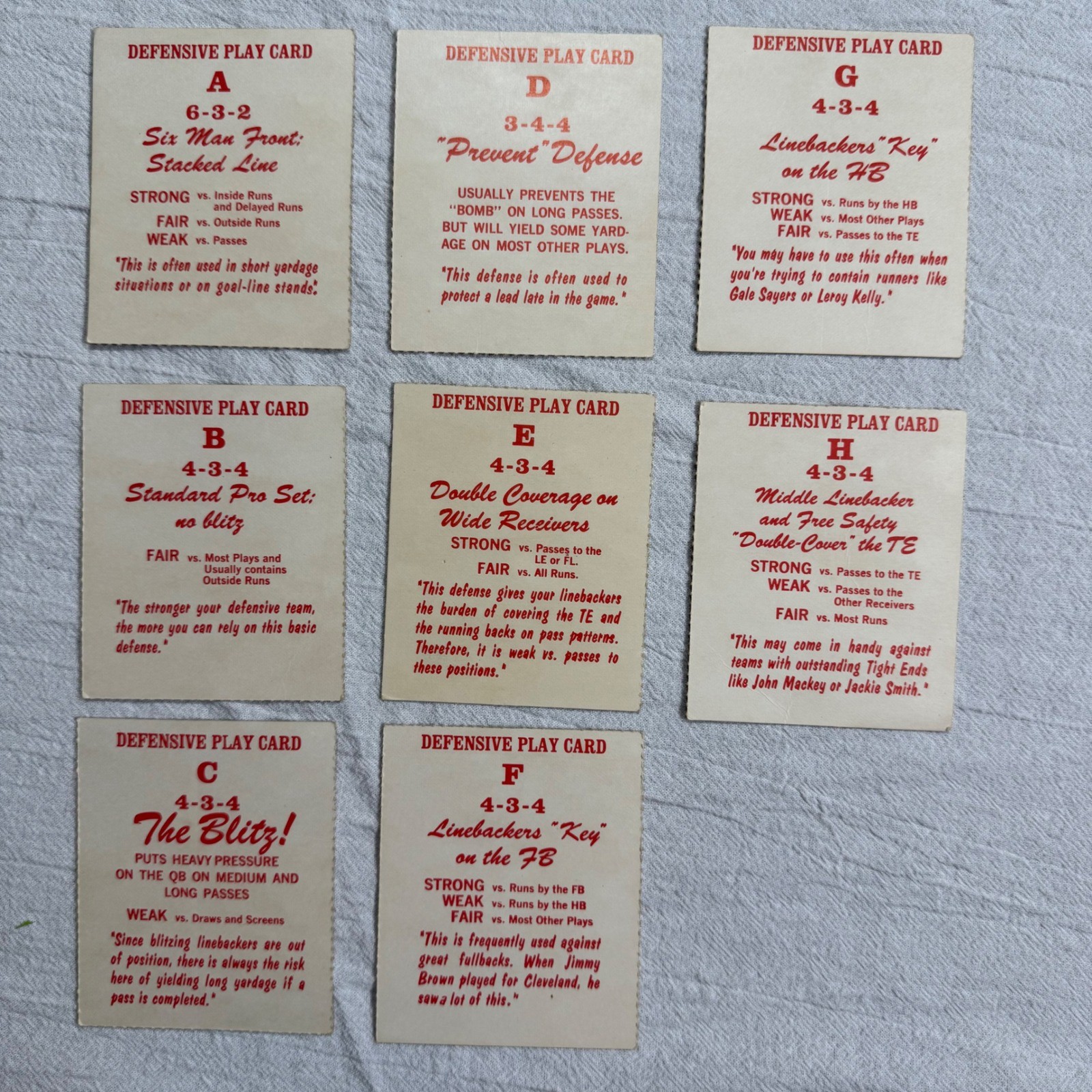 1970 Vince Lombardi’s Game NFL AFL Football Board Game Research Games Vintage