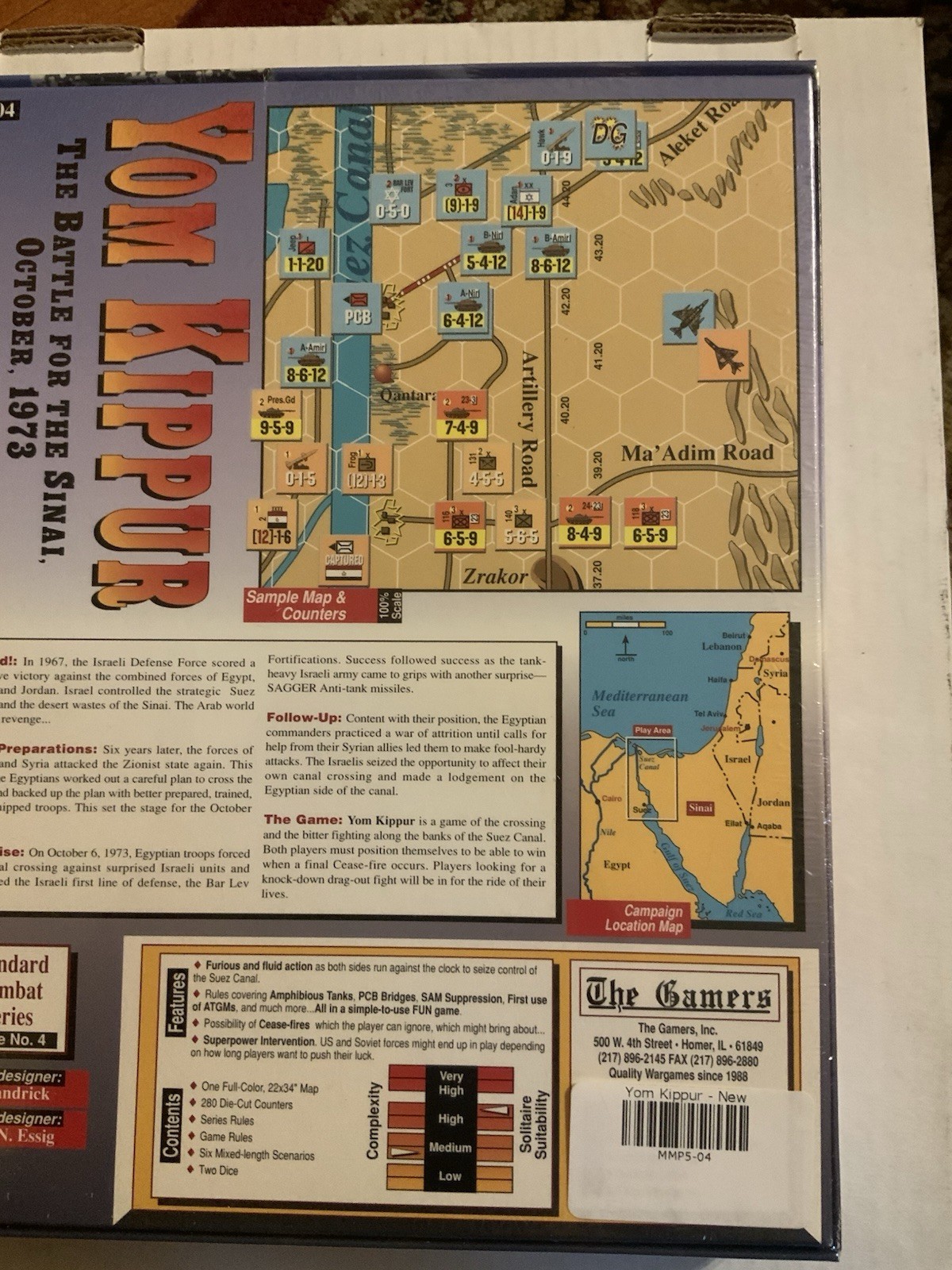 Yom Kippur: The Battle for the Sinai, October 1973. The Gamers, 1995. SW