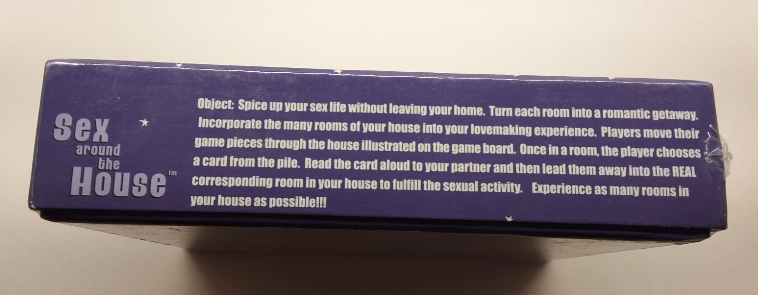 New “Sex Around the House” game- make your house a sexual playground! ADULT GAME