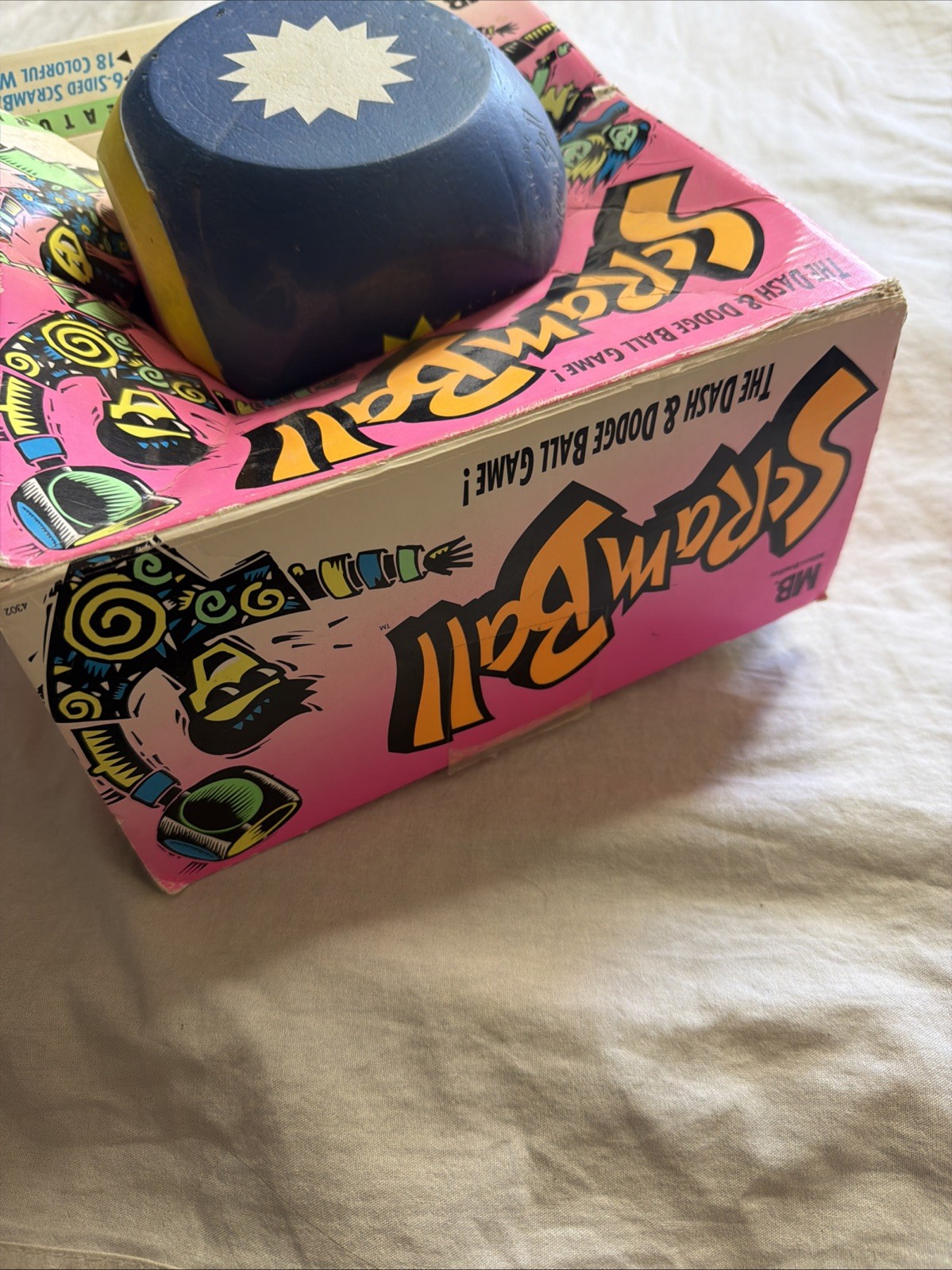 Milton Bradley Scramball 1999 Dodgeball Game Vintage