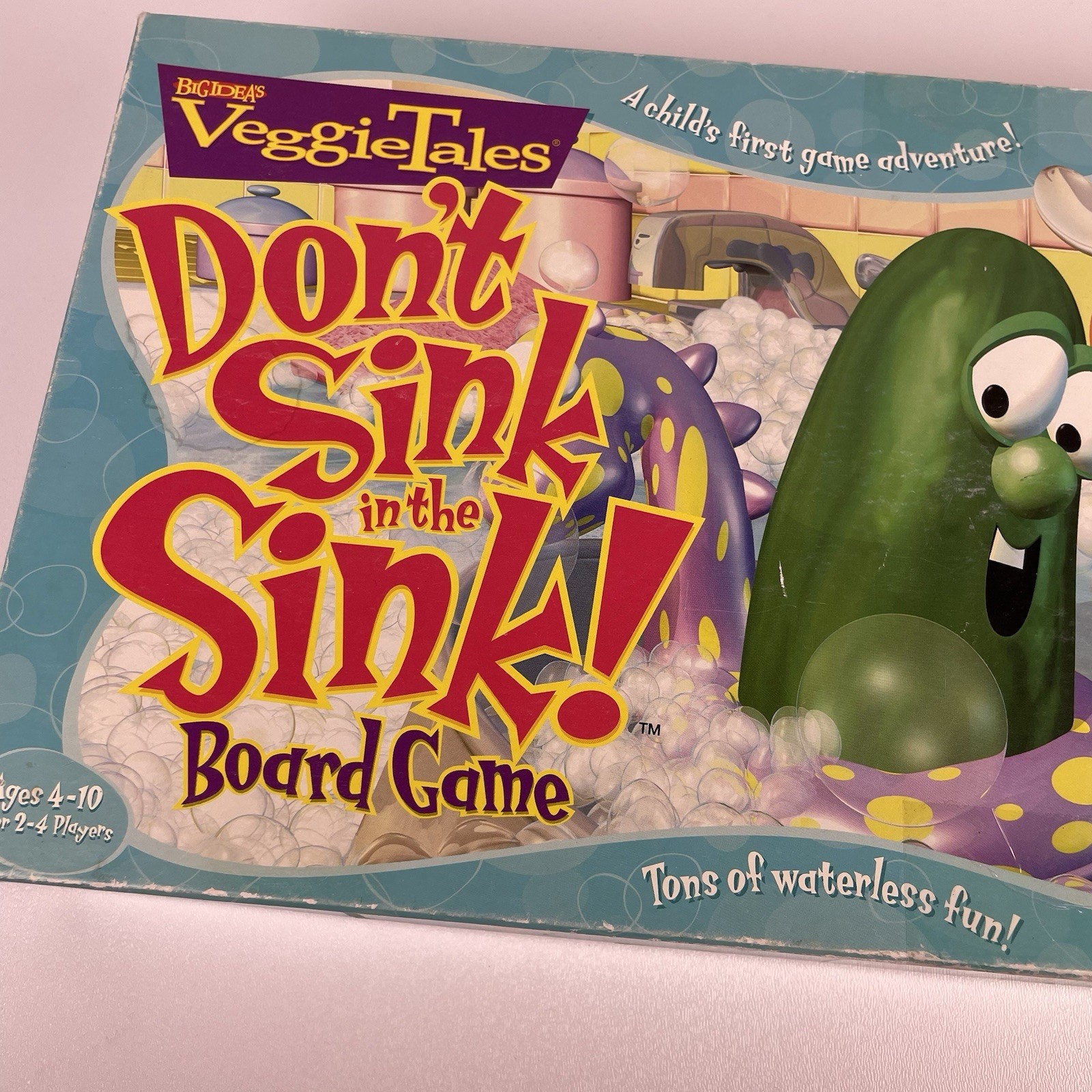 VINTAGE Veggietales Don’t Sink in the Sink INCOMPLETE Talicor 1999 Big Idea