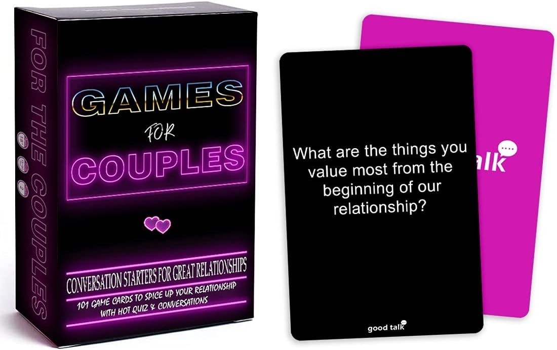 Couples Games – Conversation Starter Questions For Relationships, Cards Game