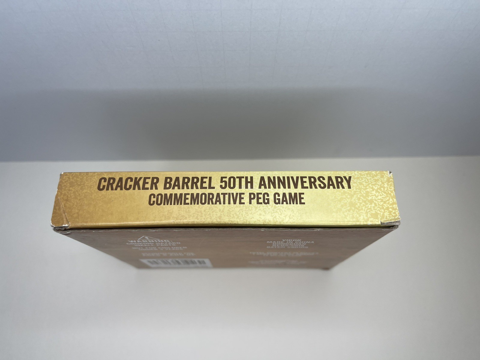 Cracker Barrel Peg Game 50th Anniversary Edition Gold Metal Pegs 2019 RARE