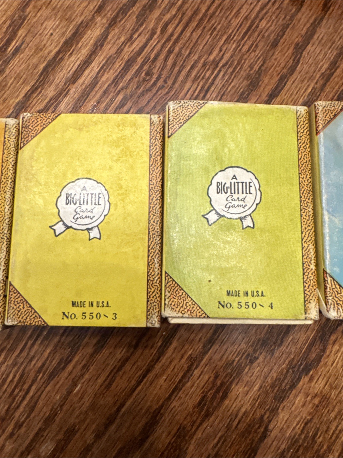 Vintage 1930s Russell Library of Games Set of 6 Complete Miniature Card Games US
