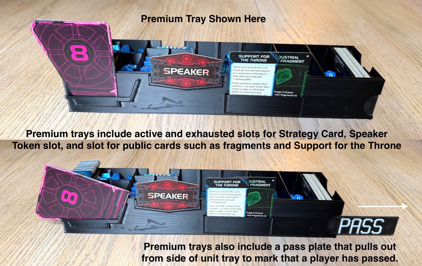 Organizer Inserts for Twilight Imperium 4 + Prophecy of Kings + Thunder’s Edge