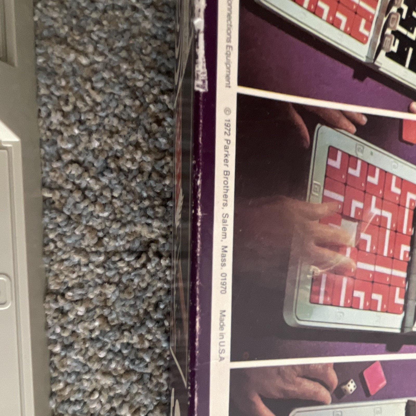 Parker Brothers Square Off Vintage 1972 Board Game 2 Players MPN 107