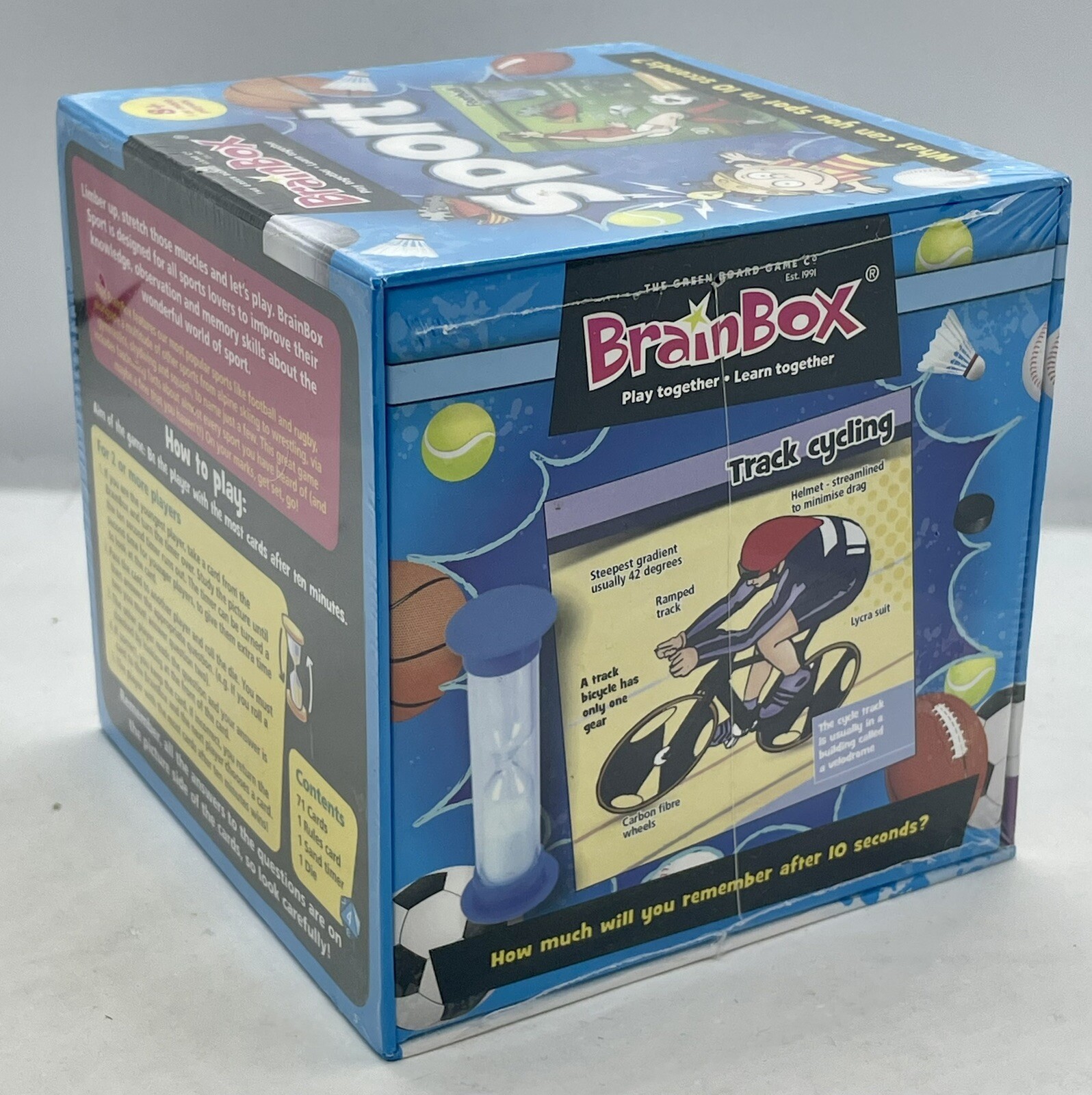 BrainBox Sports Quiz Game Play & Learn Together The 10 Min Brain Challenge