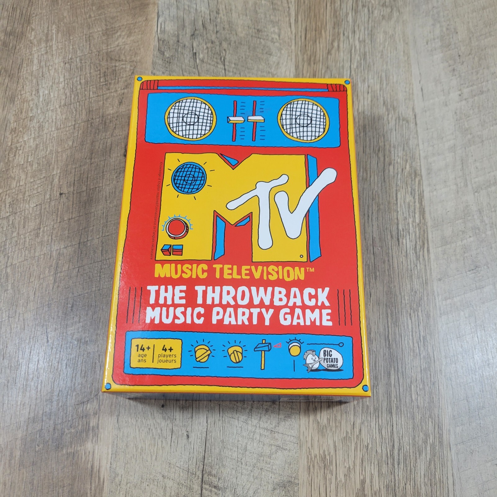 MTV Game, The Music Throwback Party Quiz Board Game, for Adults and Teens NEW