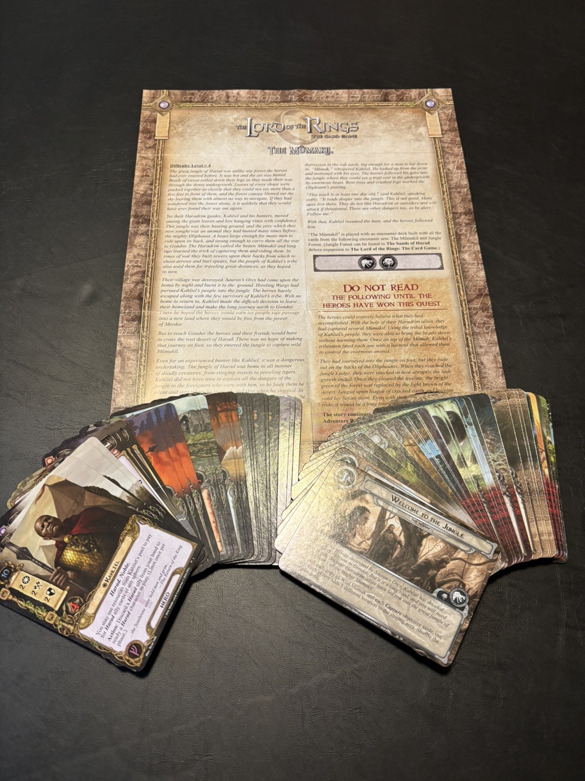 Lord of the Rings LCG – Complete Haradrim Cycle, Deluxe Expansion + 6 APs