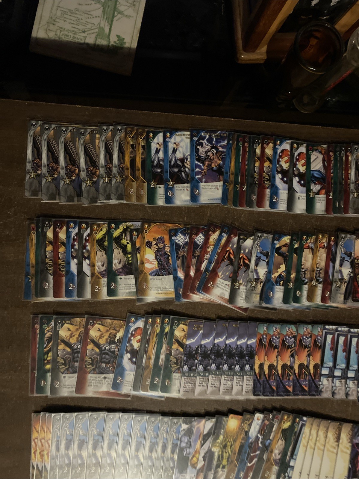 Lot of 500 Upper Deck Marvel Legendary Cards