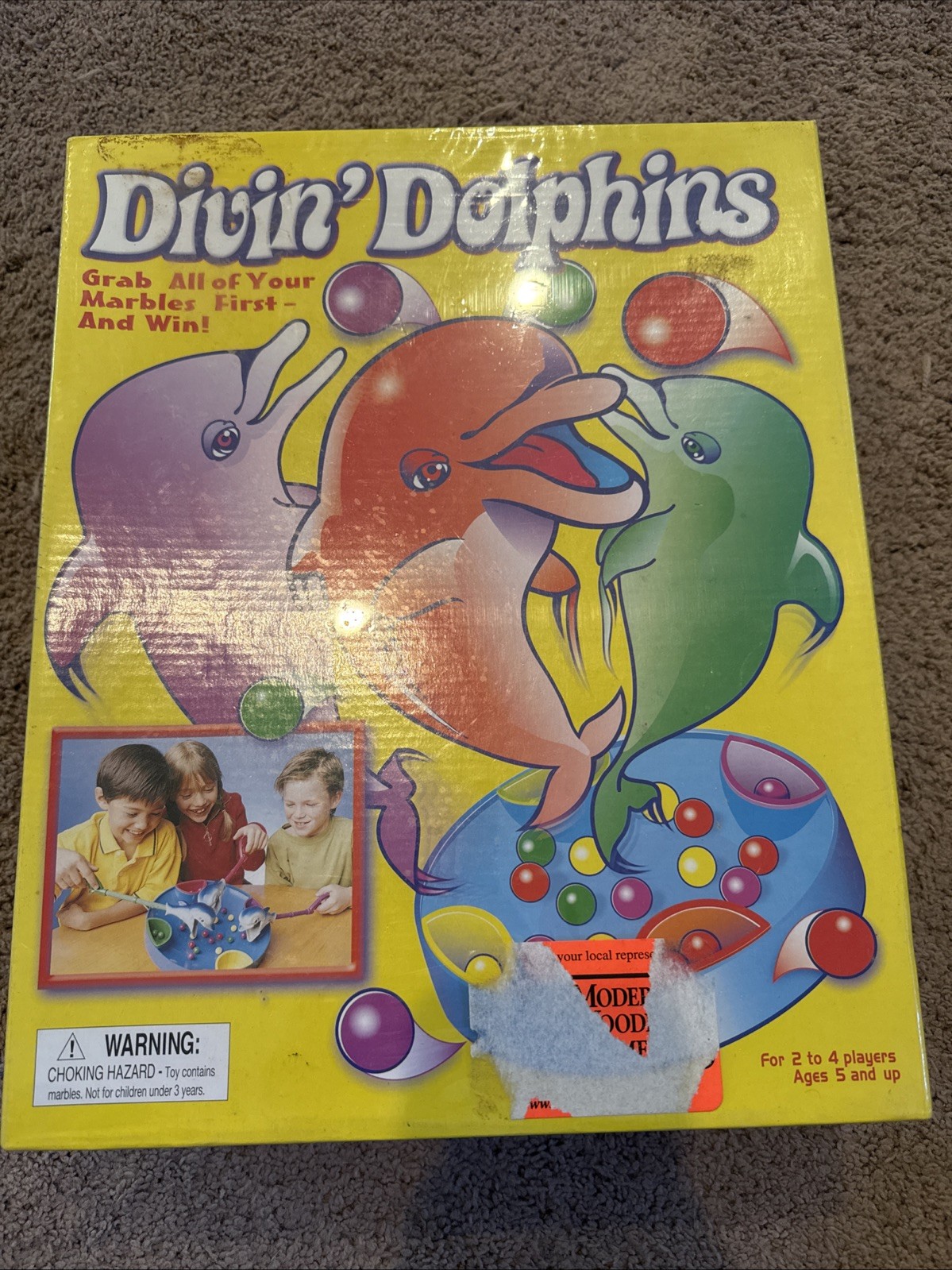 Divin’ Dolphins Game – by Pressman Nice Condition No Instructions
