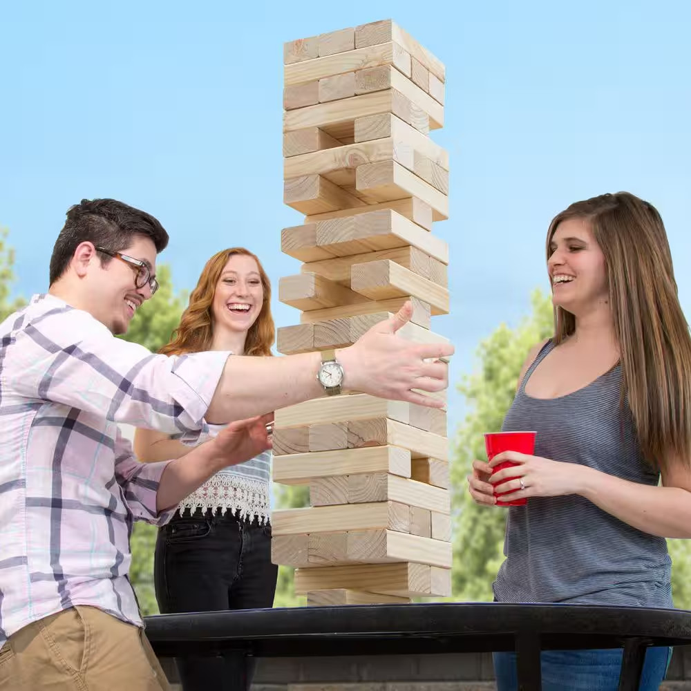Giant Wooden Stacking Blocks Game