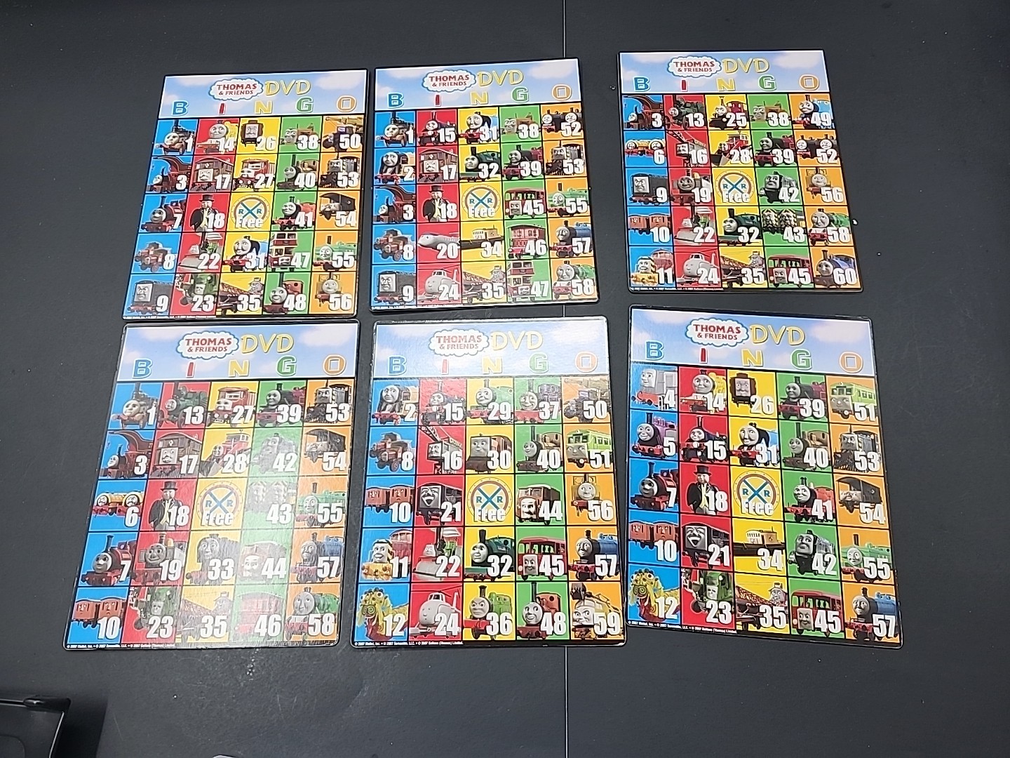 Thomas and Friends DVD Bingo Game COMPLETE ScreenLife 2007 The Tank Engine