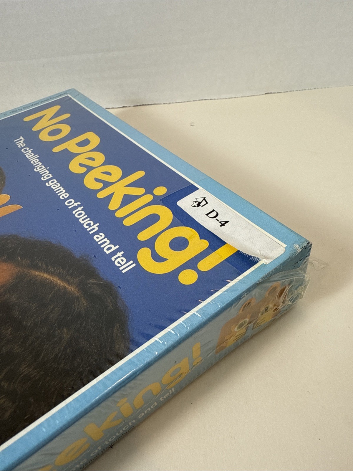 NEW 1992 Ravensburger No Peeking! Kids Touch & Tell Guessing Board Game Learning