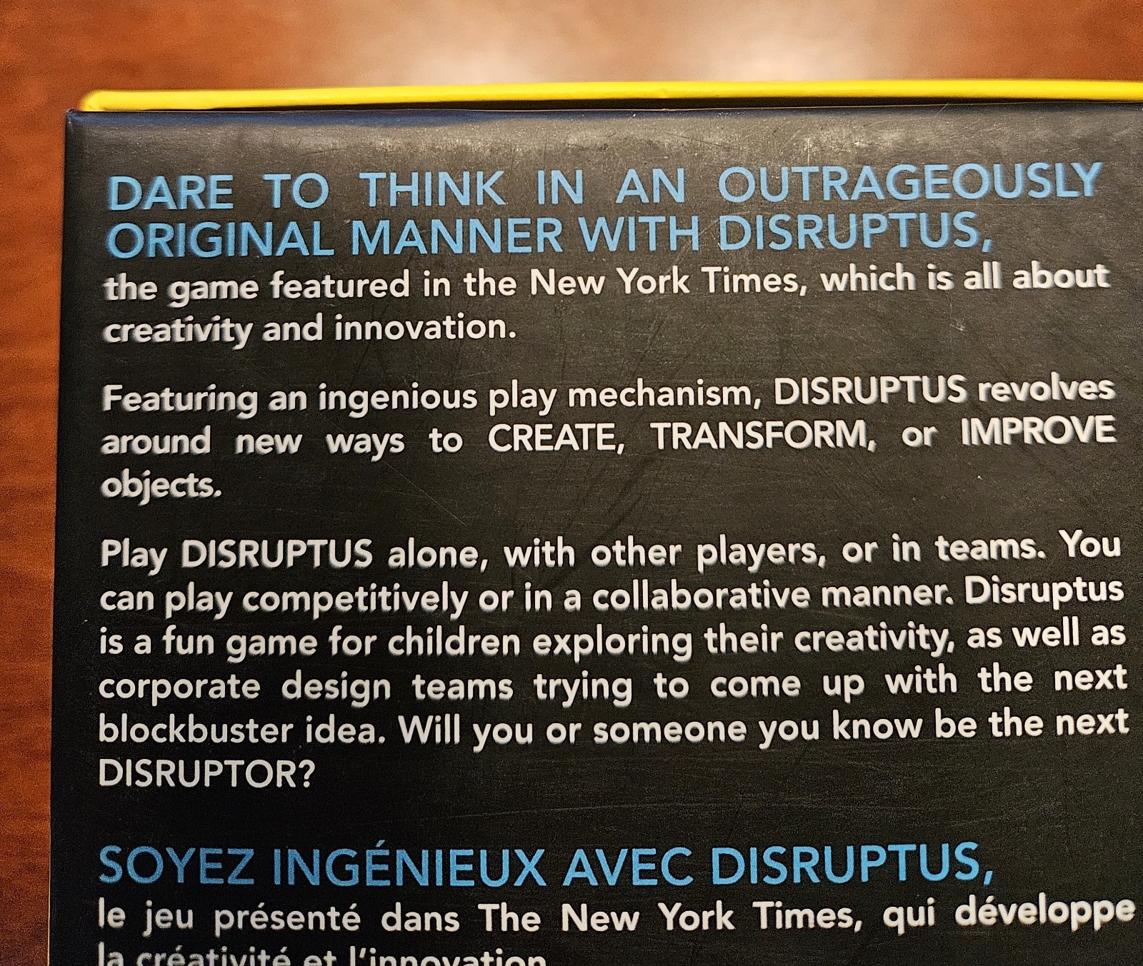 DISRUPTUS by FoxMind . Creative, Challenging Card Game. Ages 10+