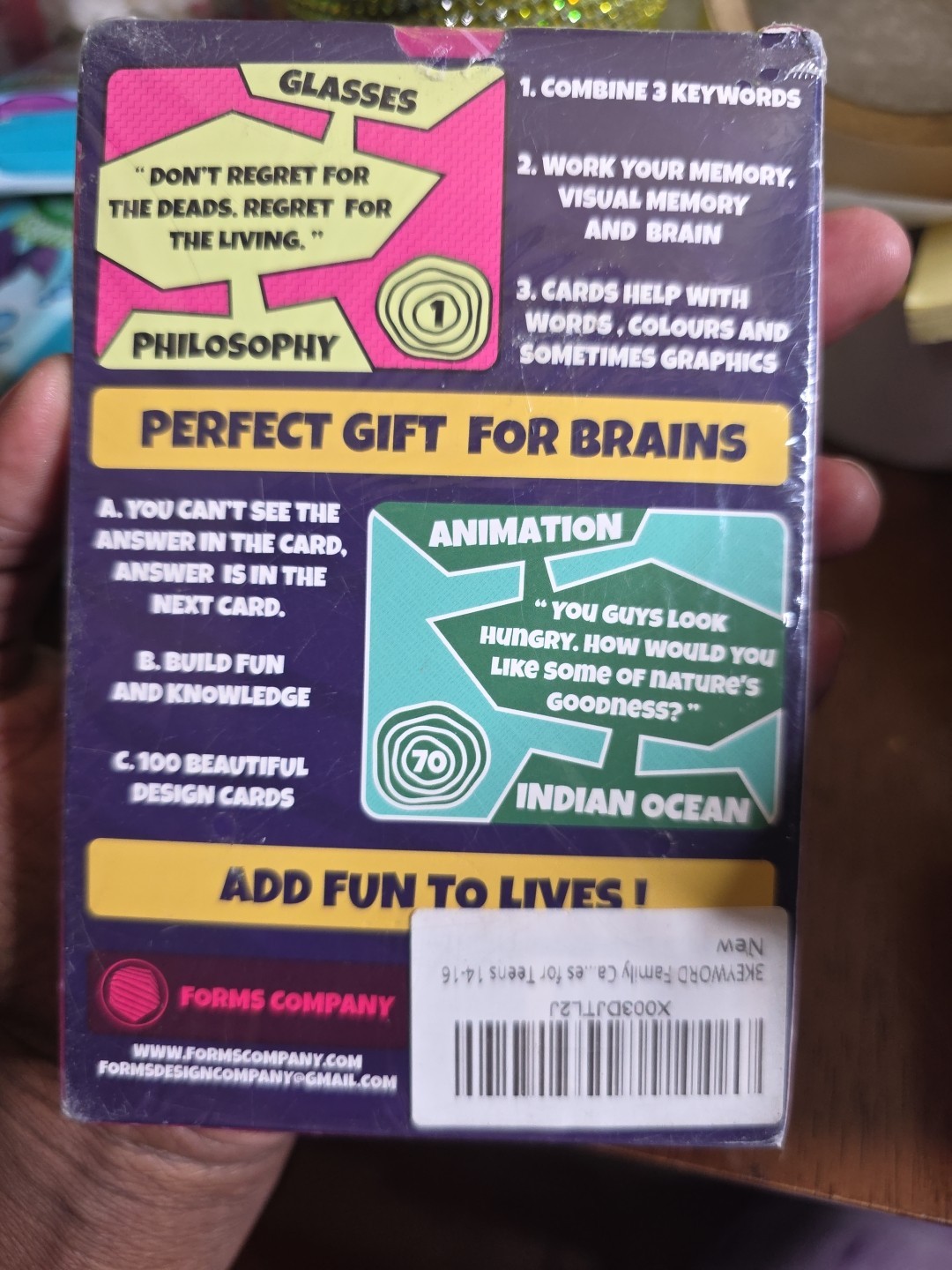 3 Key Word Self Party Family Friend Game 9-99 Years Brand New Sealed GA2