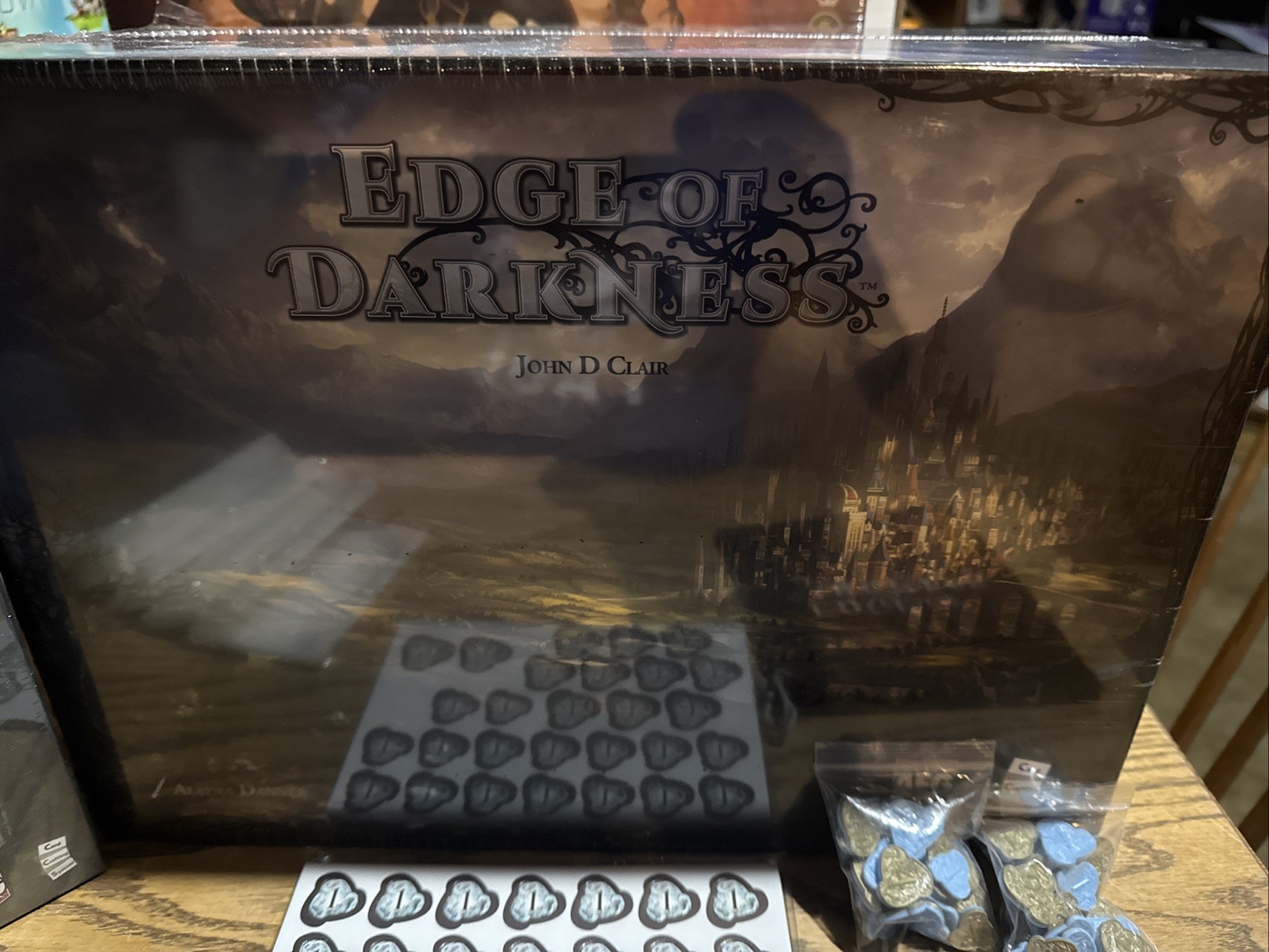 Edge of Darkness Kickstarter Guildmaster Bundle Expansion AEG Alderac Coins