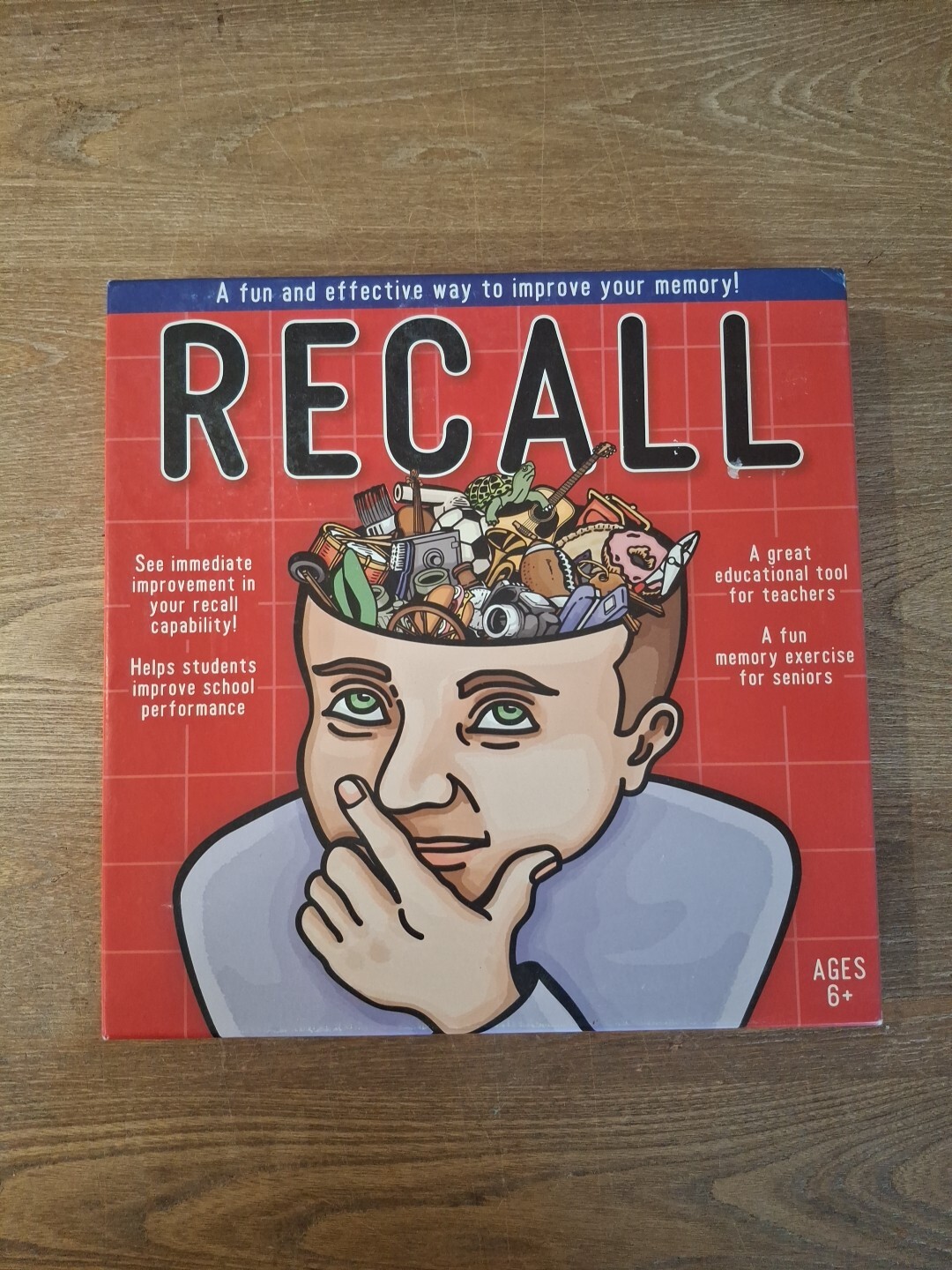Recall Memory Game – The Fun and Effective Memory Improvement Tile Game NIB