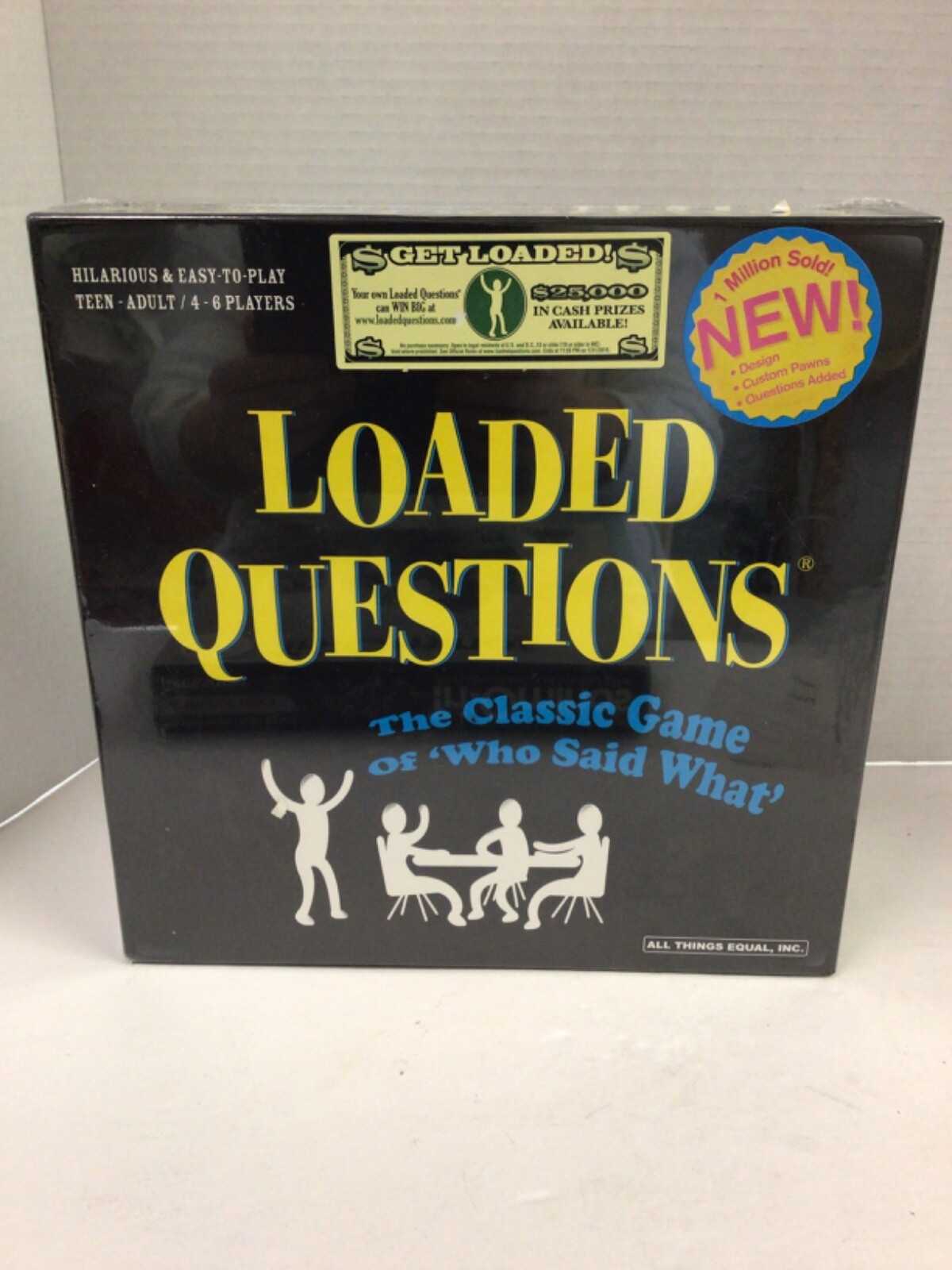 LOADED QUESTIONS Party Game 4-6 Players New