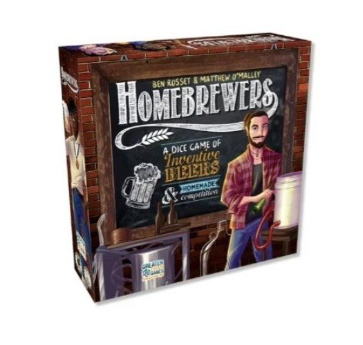 Greater Than Games Homebrewers – a Dice Game of inventive Beers & Homemade Compe