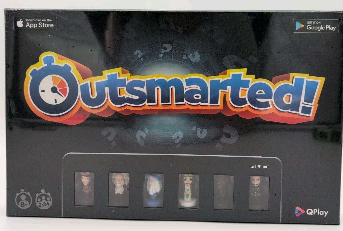 OUTSMARTED! The Live Family Quiz Show Board Game | Ages 8+ Qplay – NEW & SEALED!