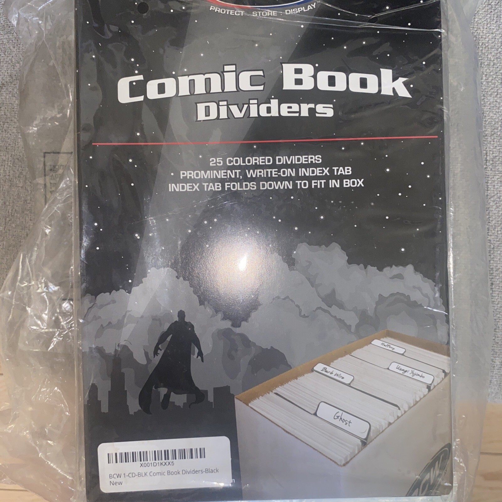BCW Supplies – Current Size 100 Comic Boards -100 bags- 25 Dividers