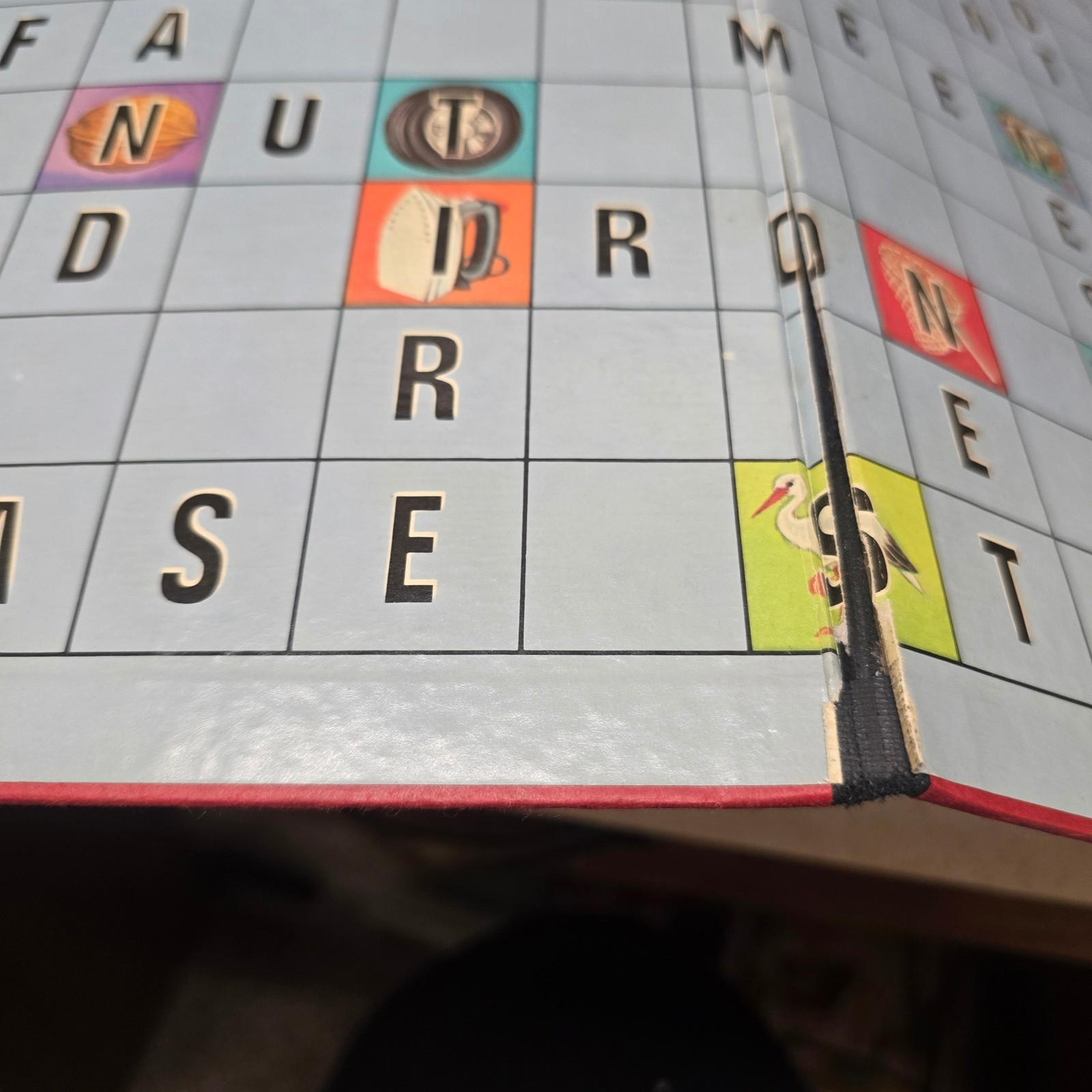 Vtg 1974 Scrabble Crossword Game for Juniors Selchow & Righter No 18 Edition 4