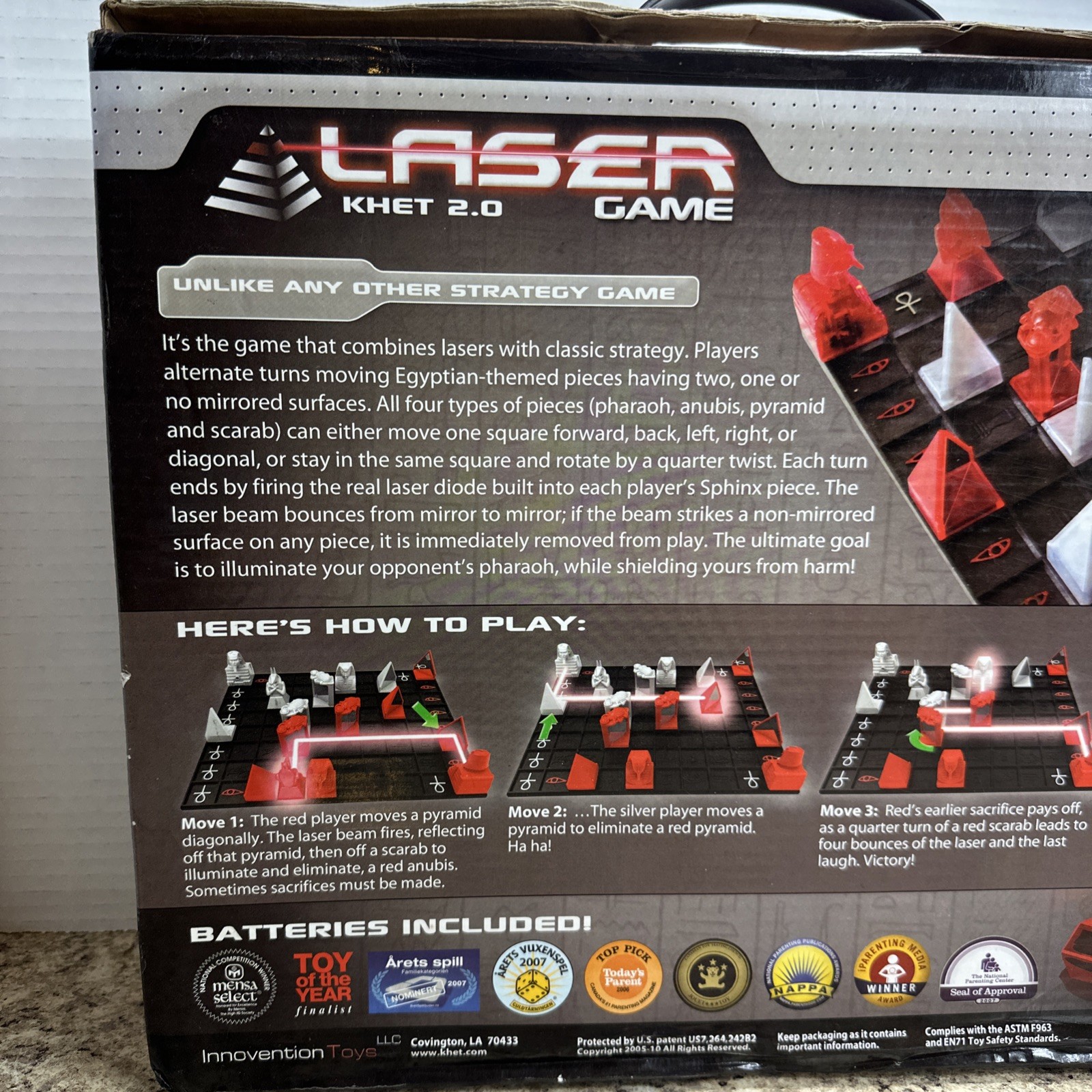 Laser Game Khet 2.0 Board Game Mensa Select Winner