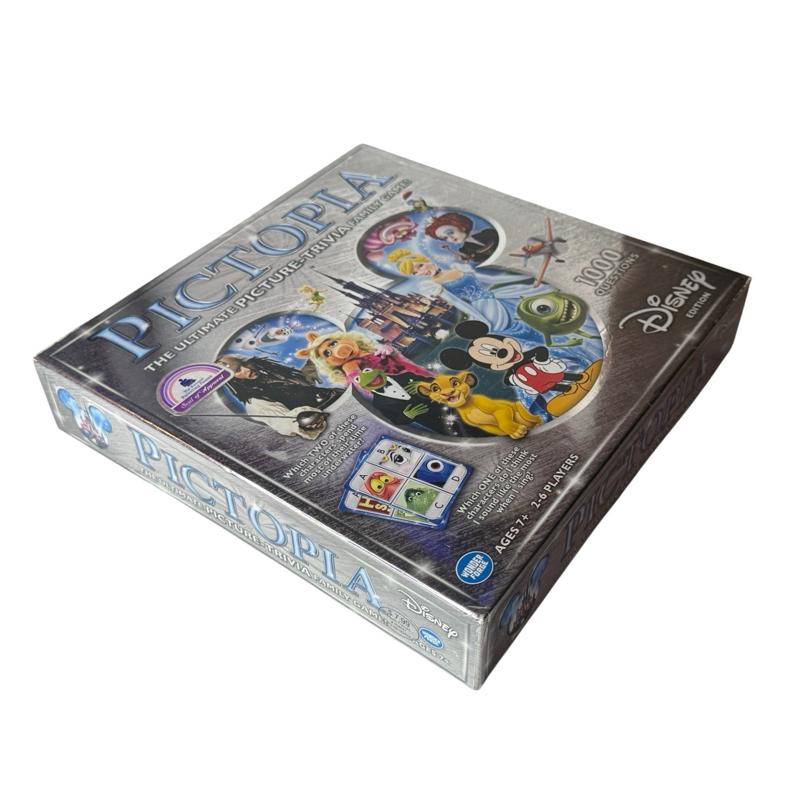 Pictopia World of Disney Edition Family Picture Trivia Board Game