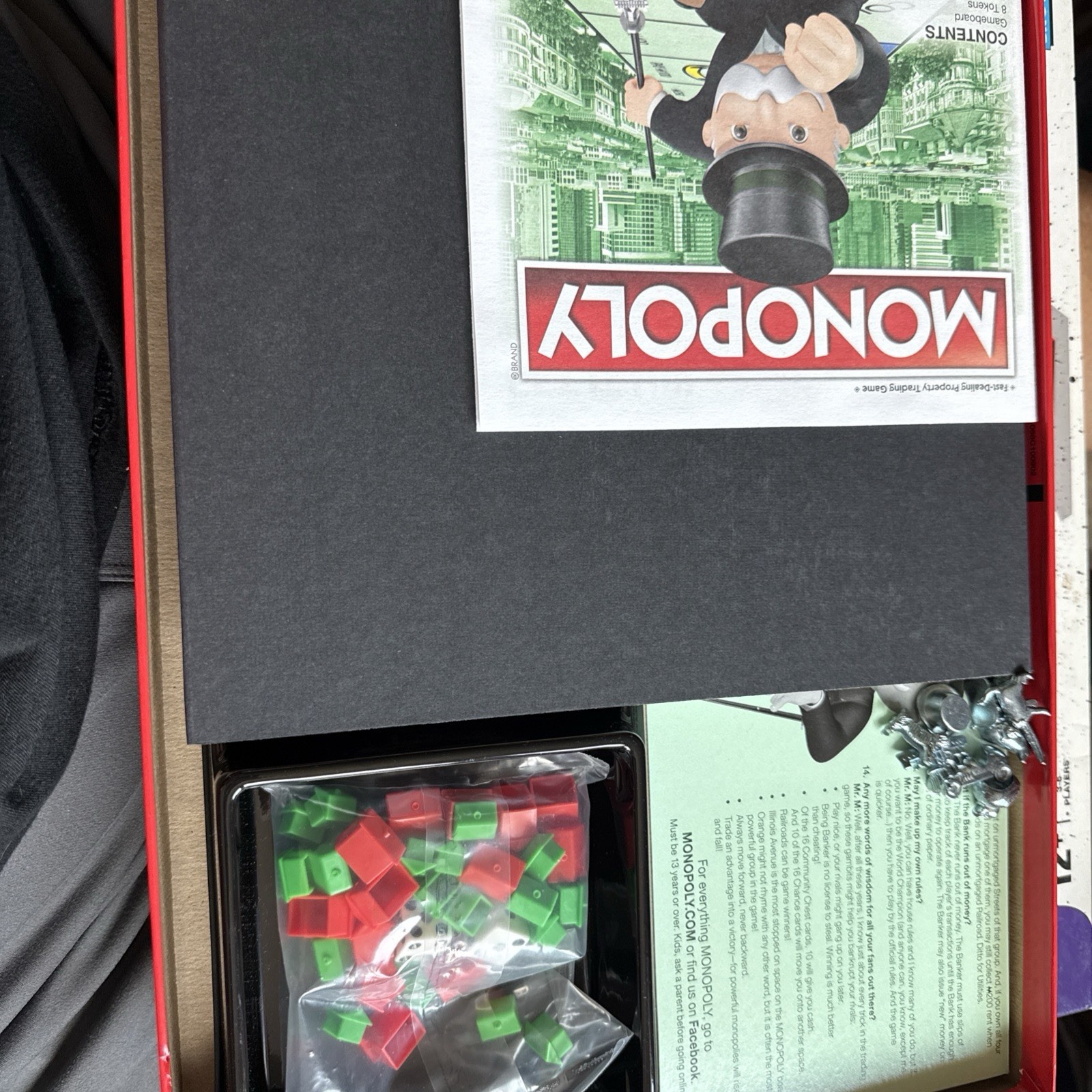 Monopoly Classic Board Game Hasbro Family Night 2-6 Players 2016 New Tokens