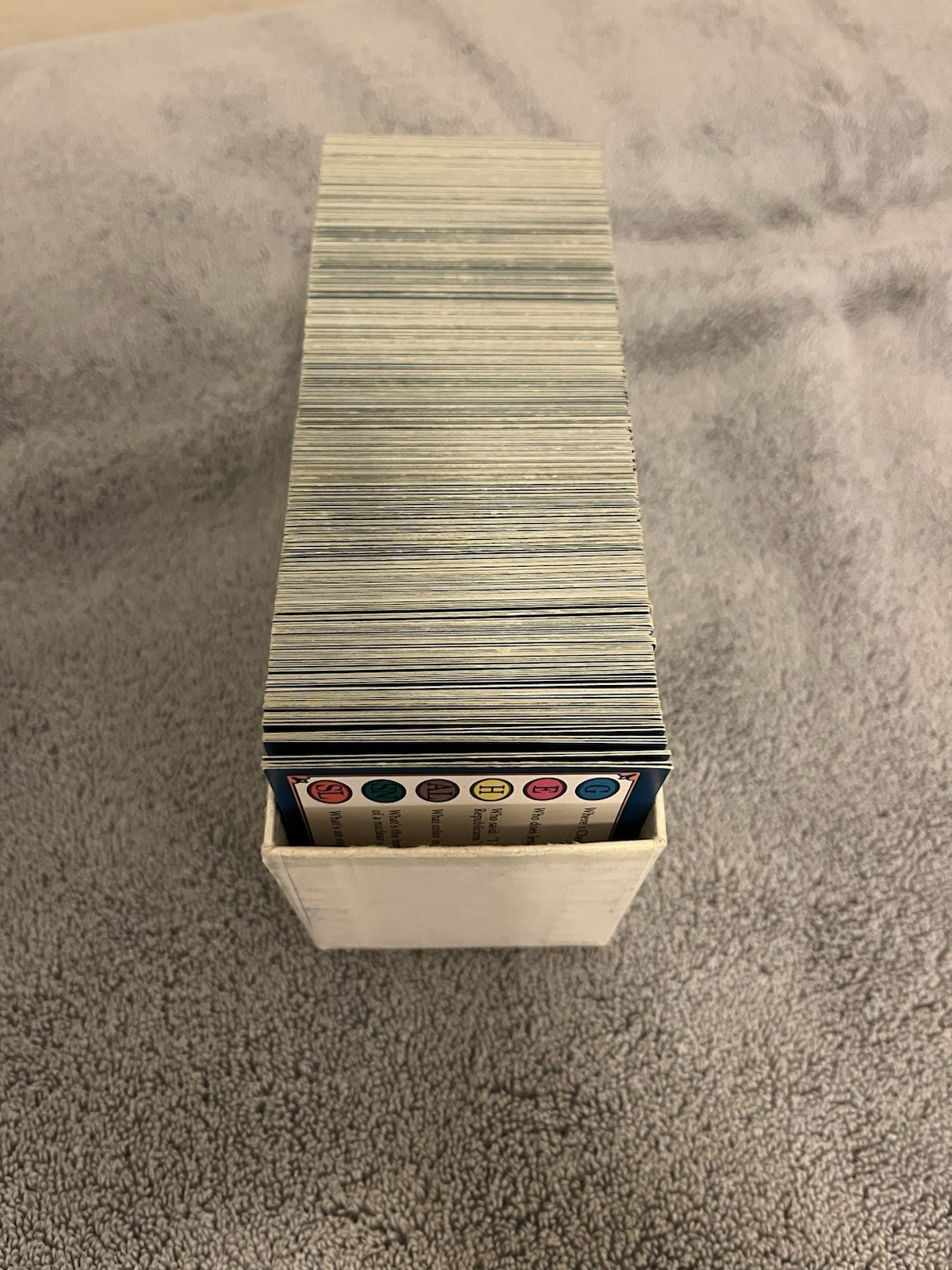 Trivial Pursuit Master Game Genus Edition 1981 Single Card Set Deck