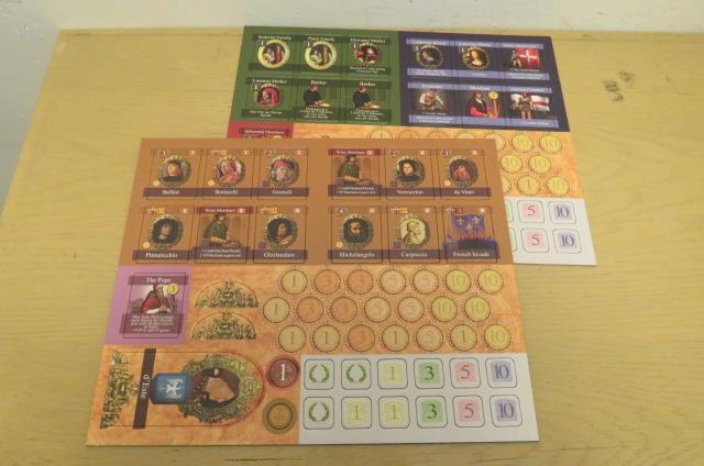Mercury Games: Princes of the Renaissance – 15th Century Italy Game (UNPUNCHED)