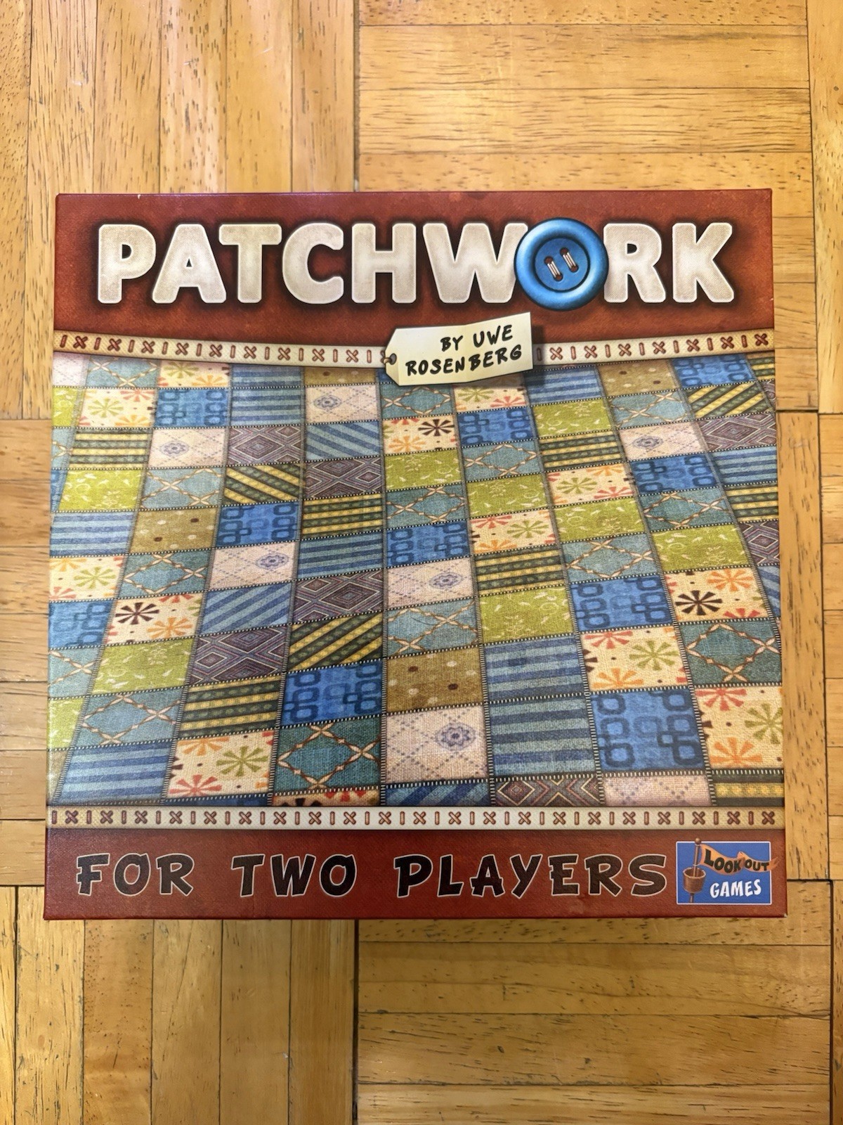 Patchwork Board Game by Uwe Rosenberg Lookout Games VGUC 100% Complete