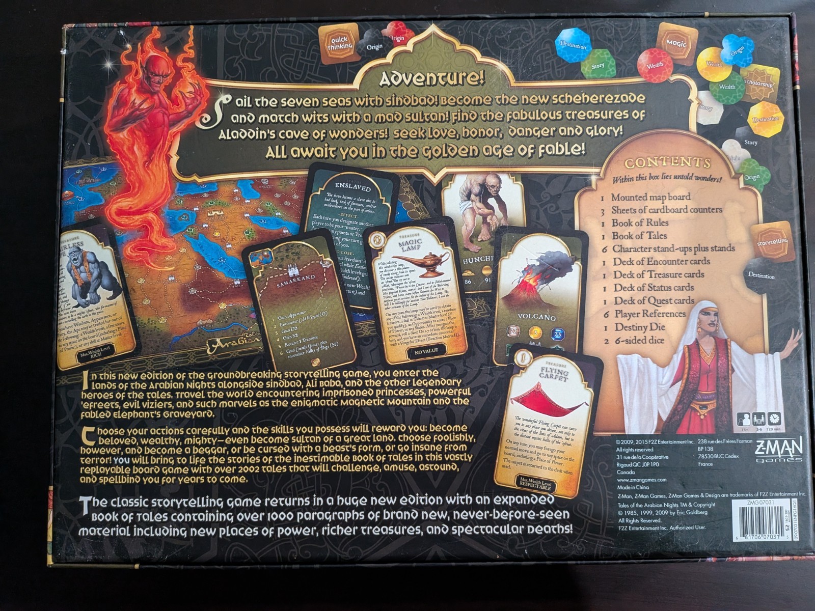 Z-Man Games Tales of the Arabian Nights Storytelling Board Game – ZMGO7031