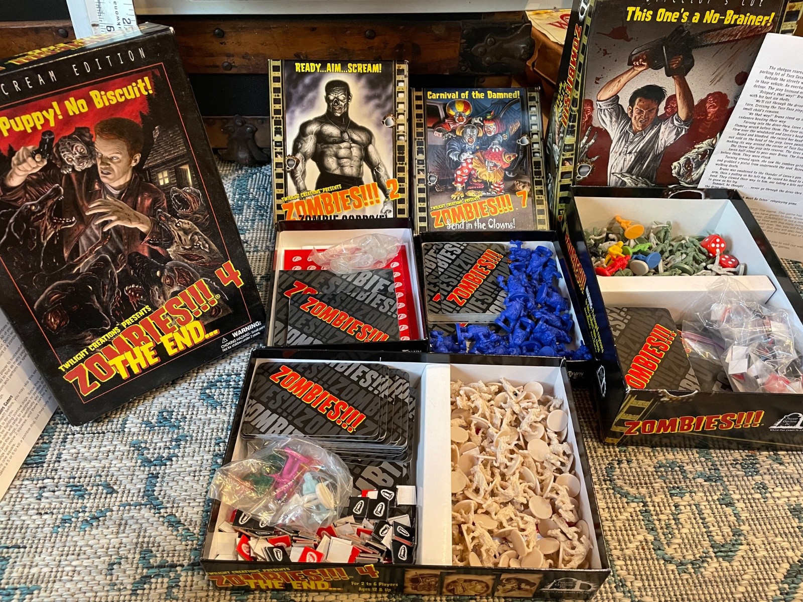 Twilight Creations Zombies!!! Boardgame – BASE GAME + EXPANSIONS W/ EXTRAS