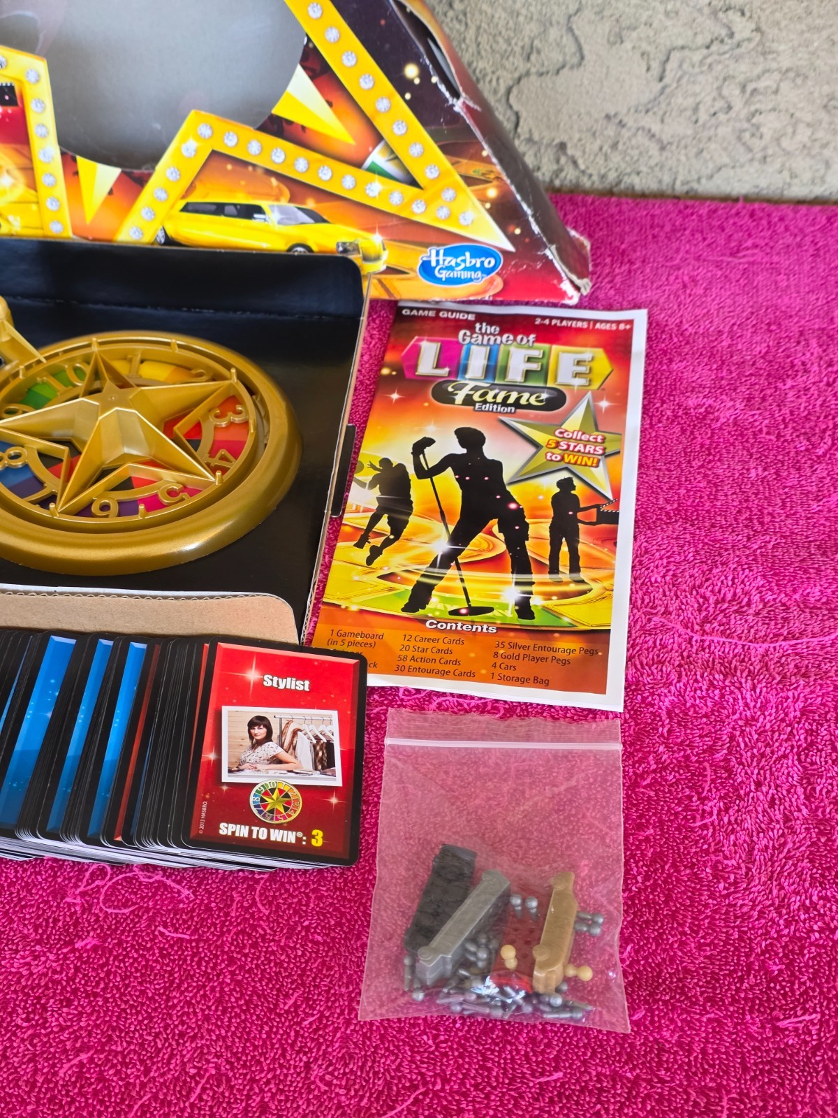 The Game Of Life Fame Edition Choose Your Path To Be A Star! Family Board Game