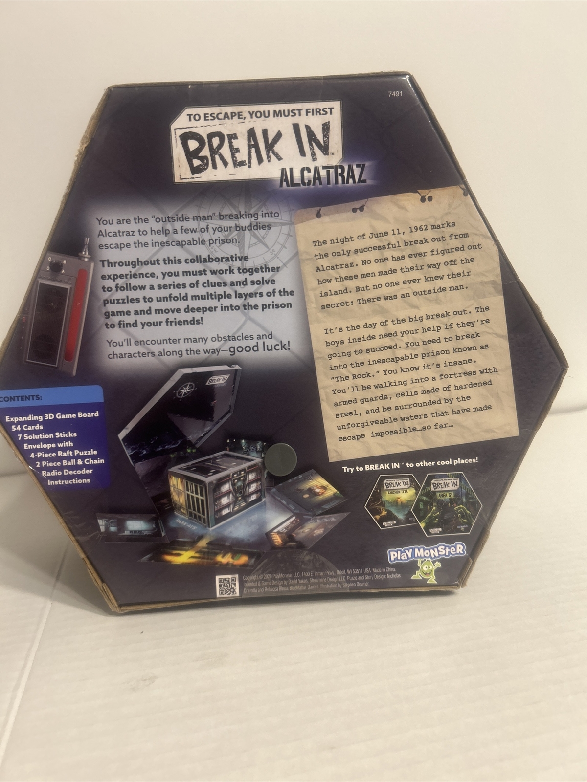 Alcatraz Prison Break In Game To Escape You Must First 7491 Age 10+ SEALED New