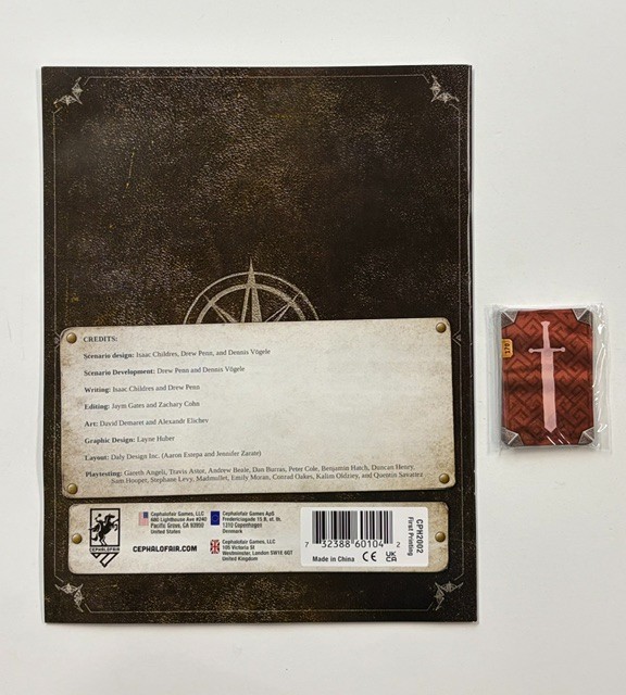 Gloomhaven 2nd Edition Solo Scenarios Booklet & Cards Pack Set NEW