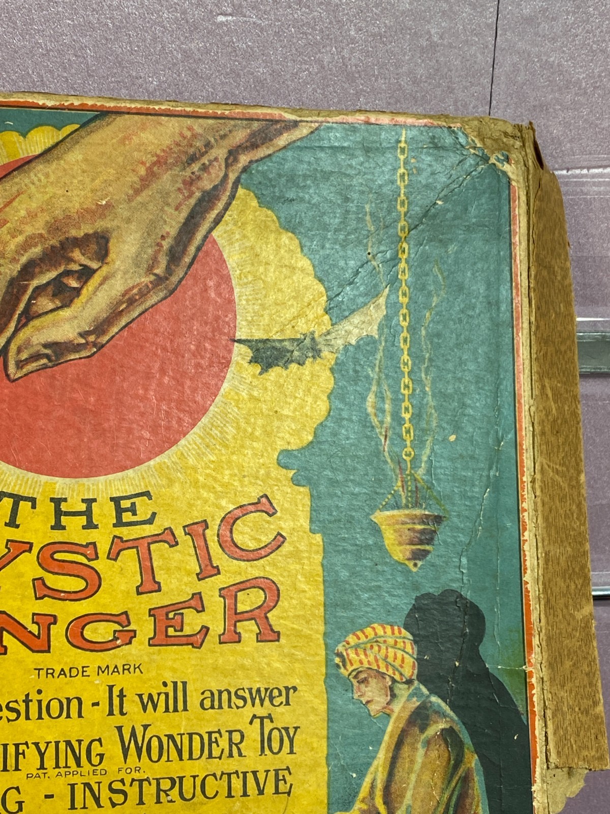 Mystic Finger Halloween Game 1923 Antique RARE