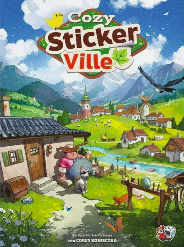 Cozy Stickerville Board Game