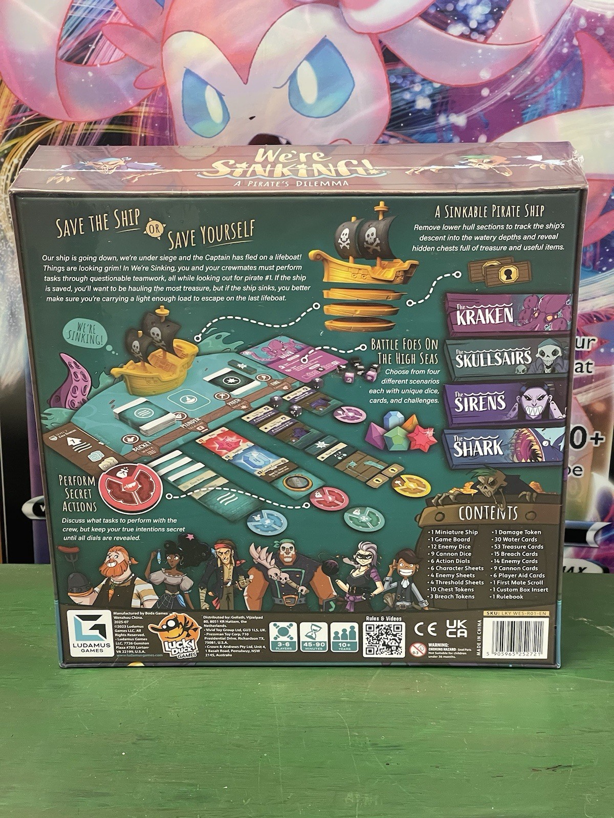 Factory Sealed Ludamus We’re Sinking! Pirates Dilemma family Board Game Night