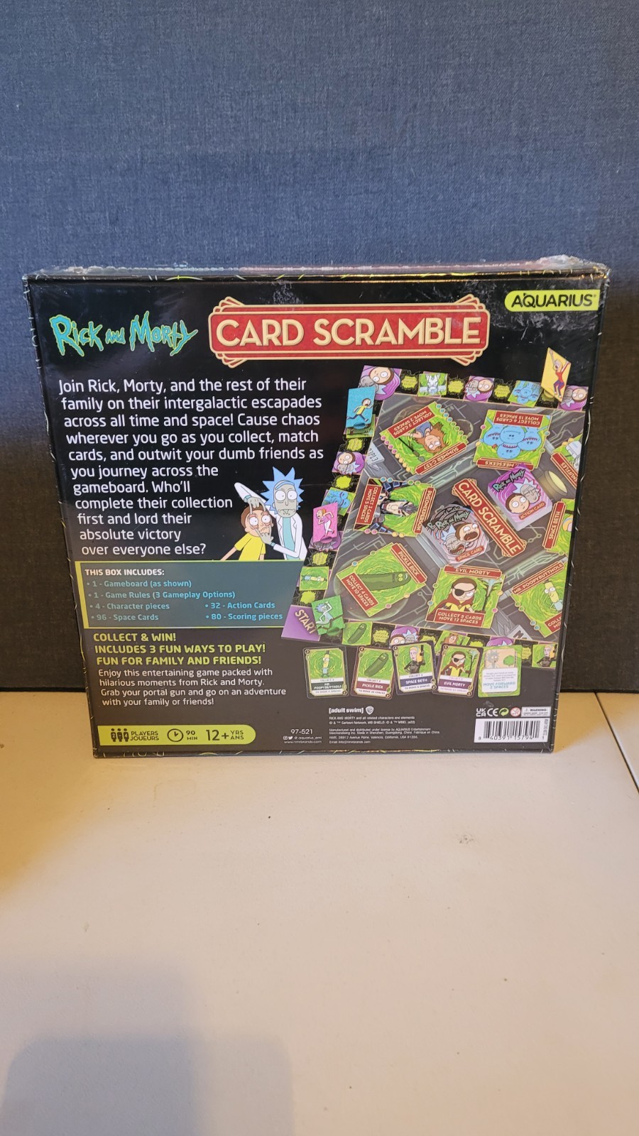 Rick and Morty Card Scramble Strategy And War Games Board Game