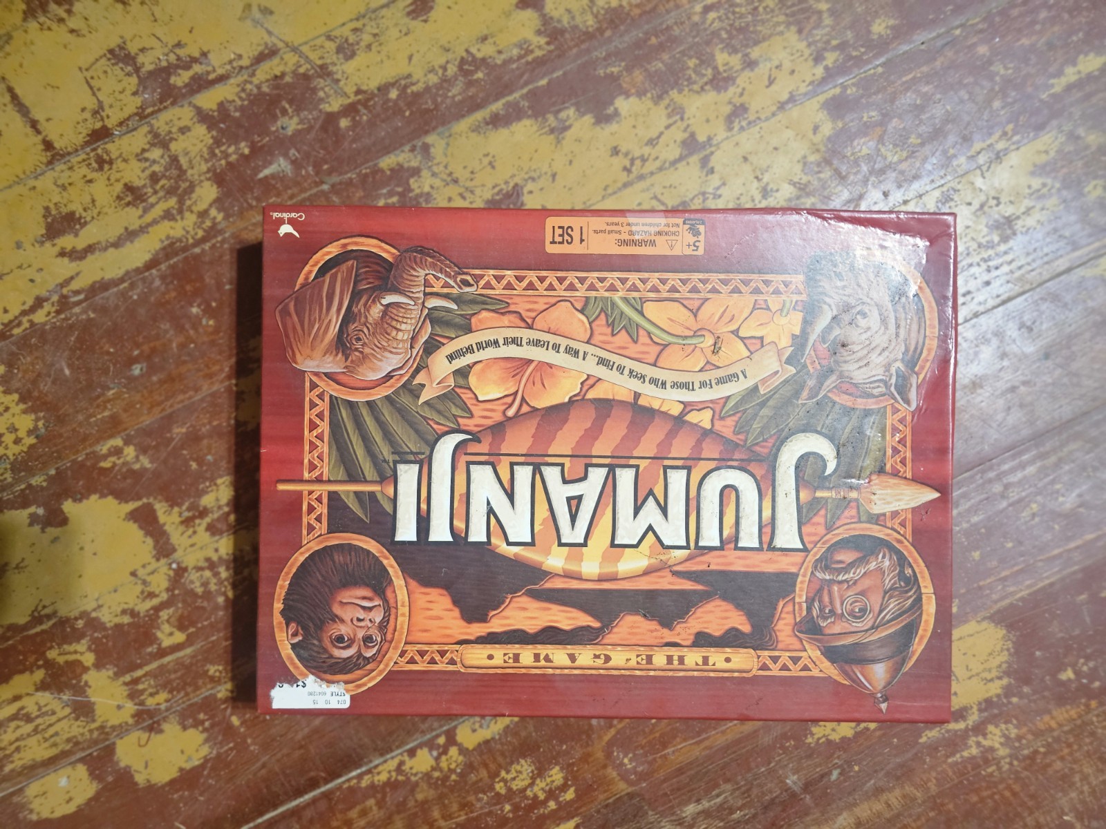 Jumanji 2017 Board Game Complete Spin Master International Cardinal Ind. Inc.