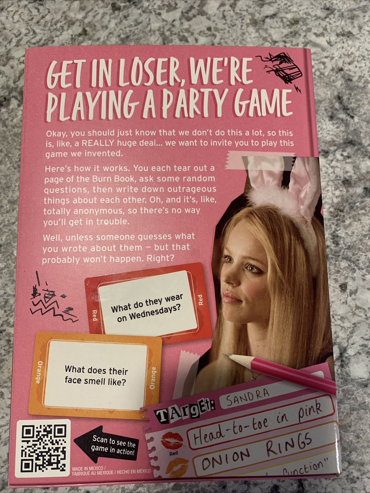 Brand New! MEAN GIRLS Burn Book A Party Game BRAND NEW Board Game TIKTOK