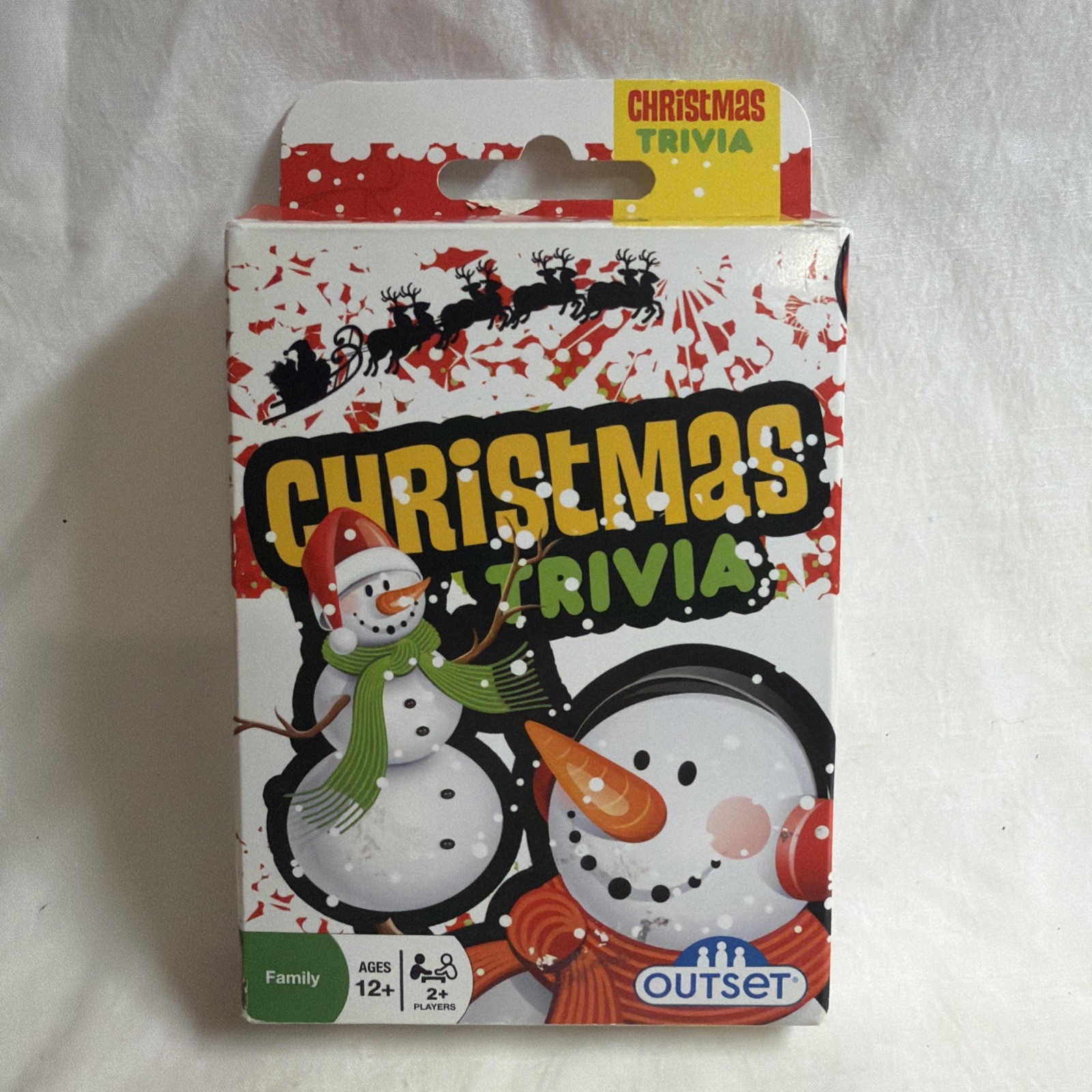 Christmas Trivia Card Game – Travel Sized – for 2 or More Players Ages 12 and Up