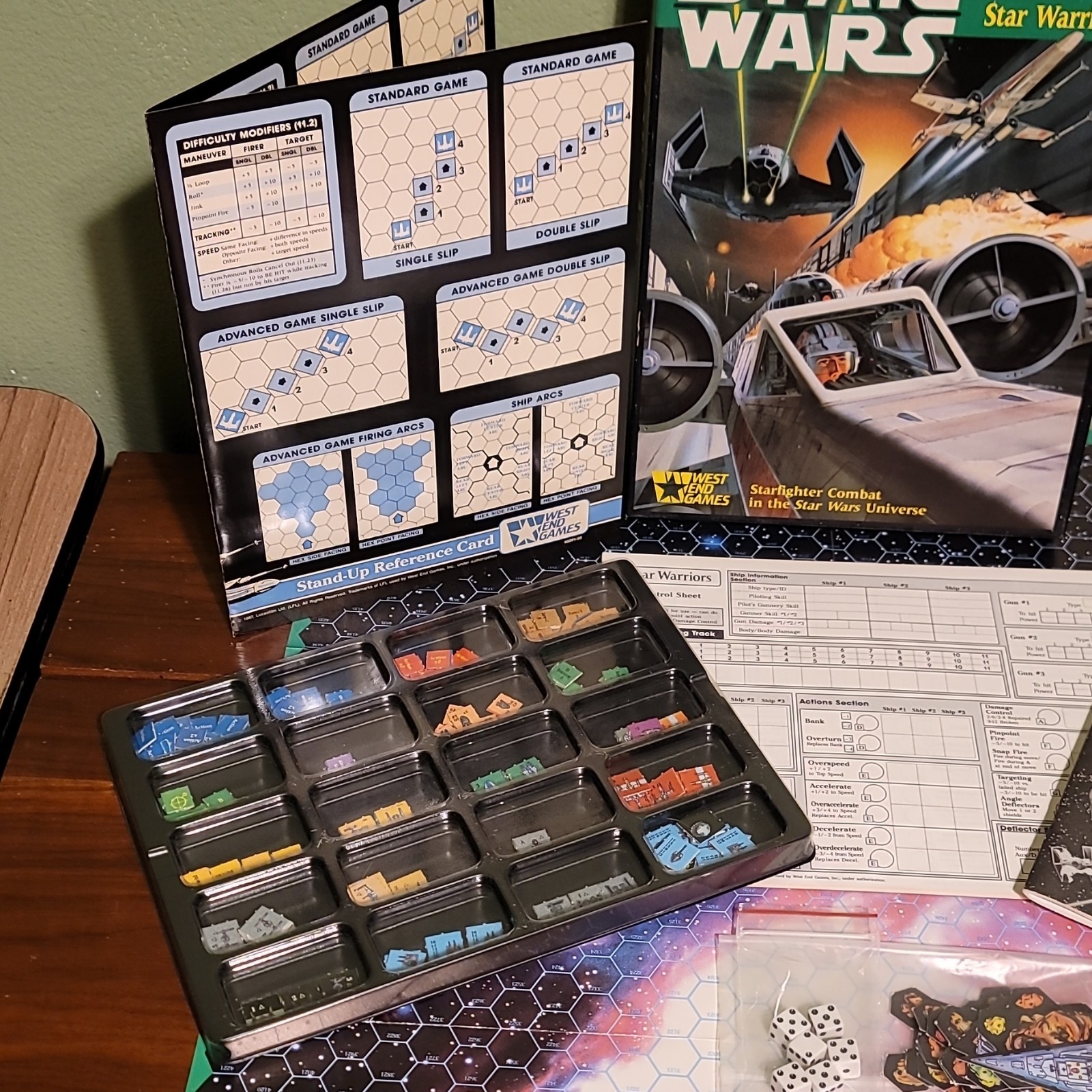 West End Games Star Wars Star Warriors & Assault on Hoth RARELY PLAYED