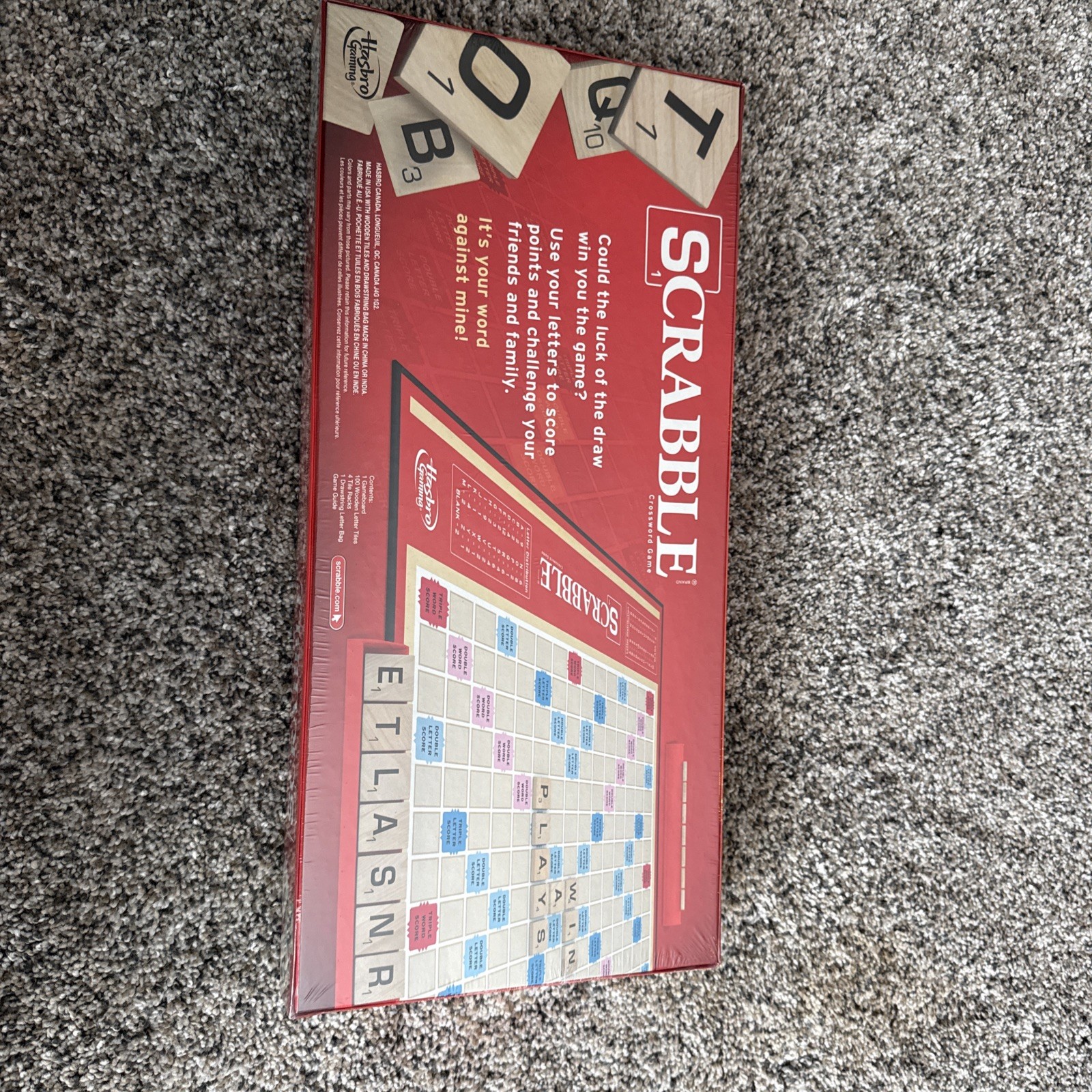 Hasbro Scrabble Game – A8166 For Ages 8+ Brand New In Sealed Box
