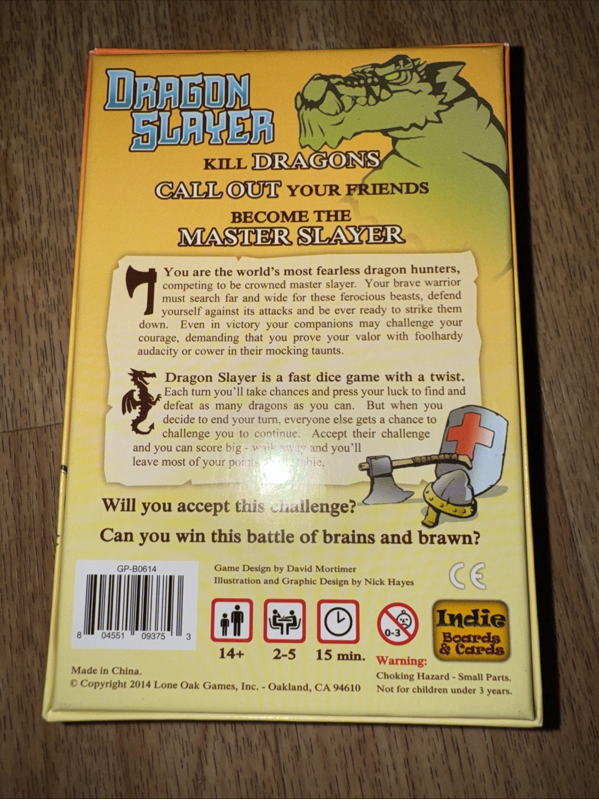 Dragon Slayer RPG Indie Dice Game with a Twist Fantasy Knights Complete