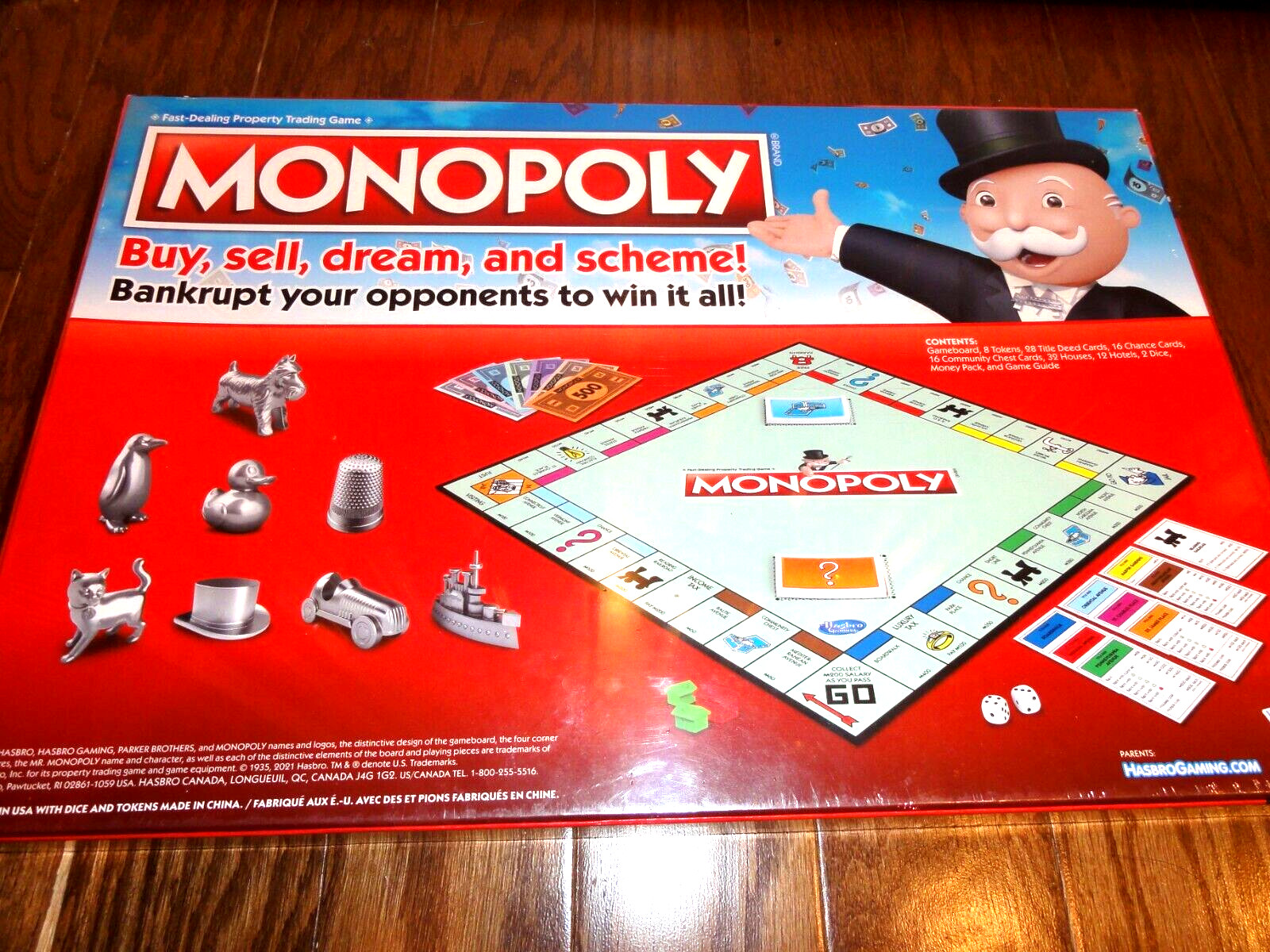 Original Genuine Hasbro Monopoly Classic Game Edition New-Factory Sealed